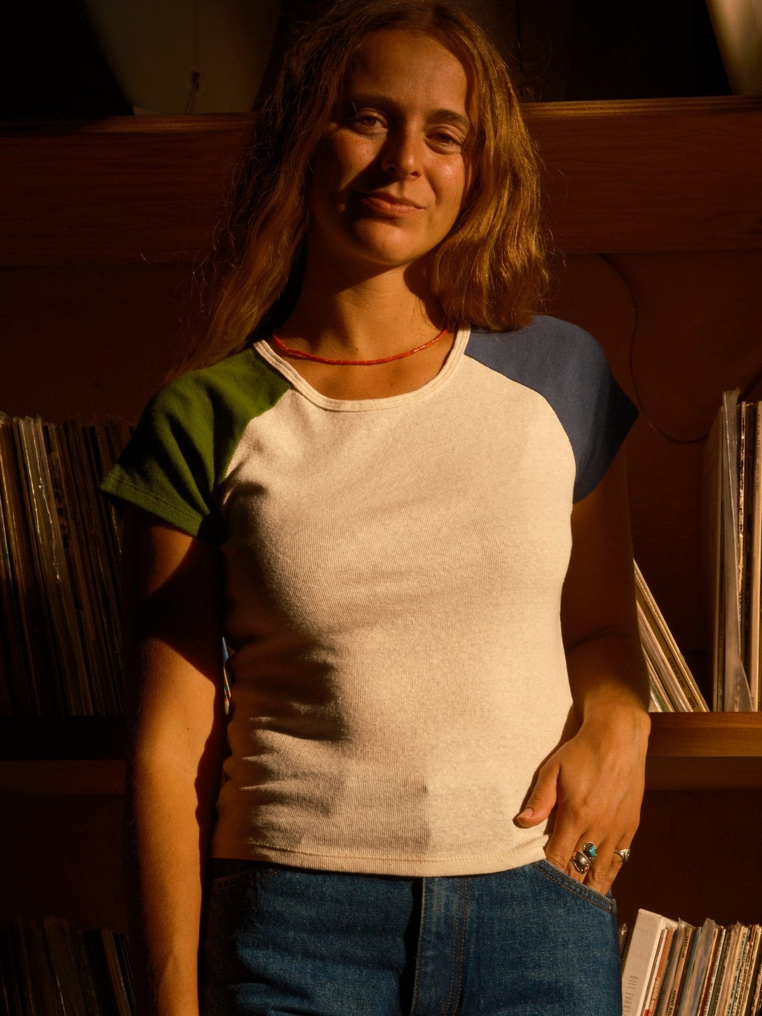 Colorblock Ribsy Tee - XS - Mollusk Surf Shop