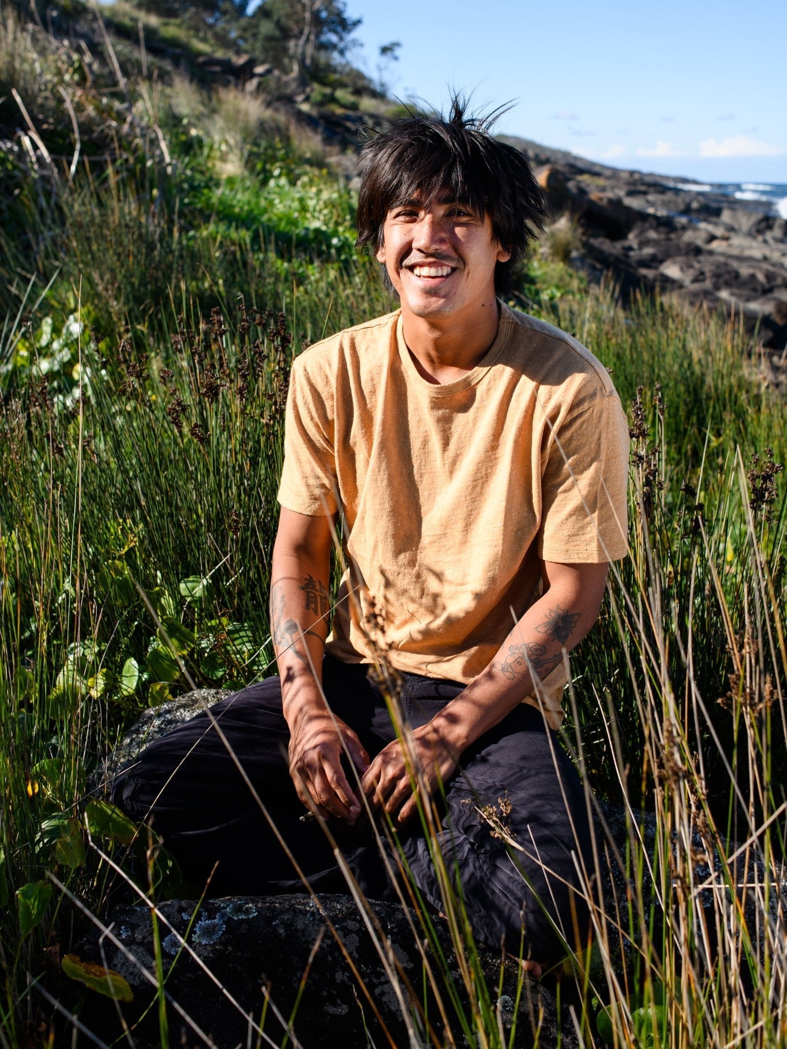 Cosmos Tee - Tan Earth - Mollusk Surf Shop