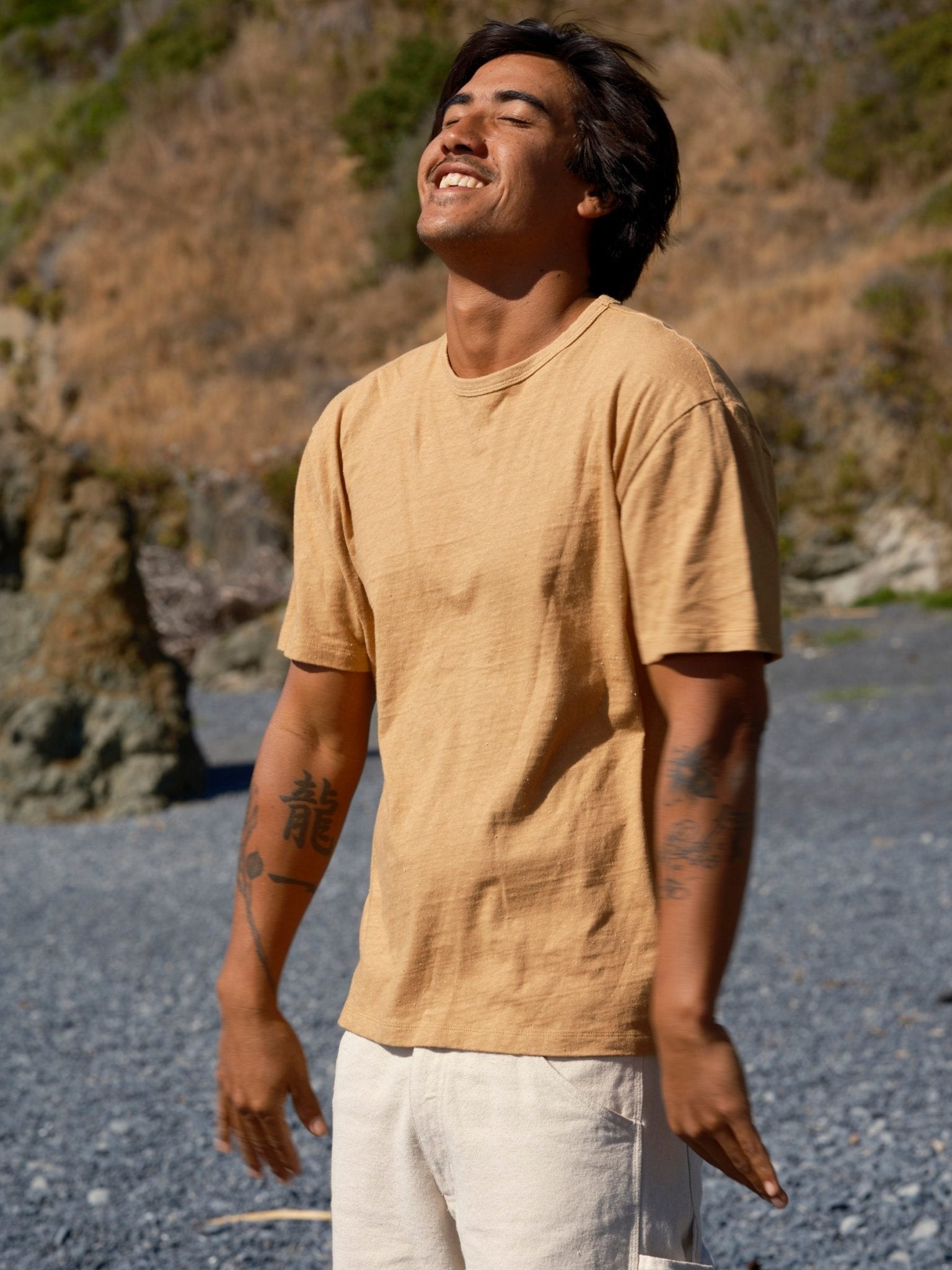 Cosmos Tee - Tan Earth - Mollusk Surf Shop