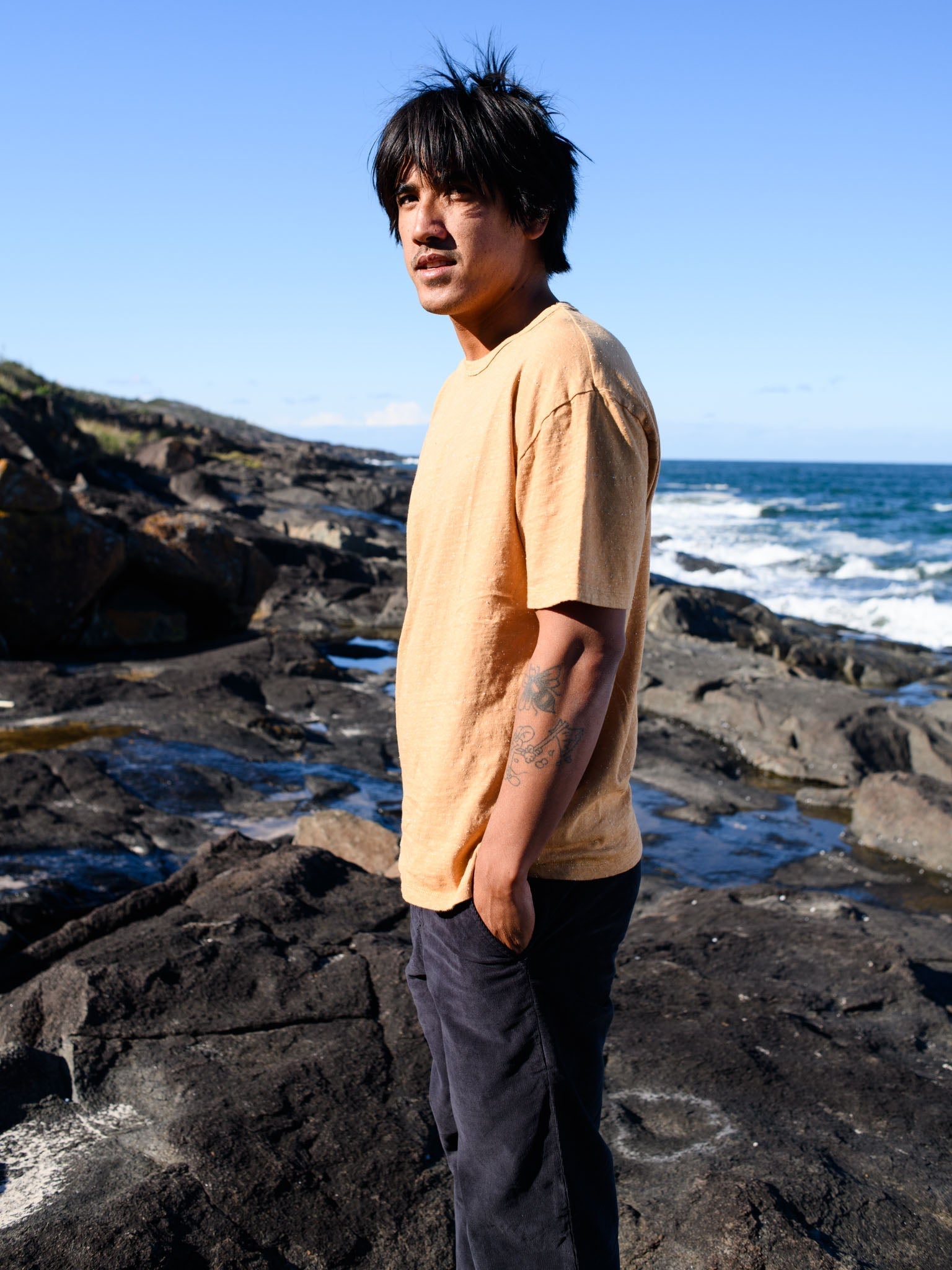 Cosmos Tee - Tan Earth - Mollusk Surf Shop