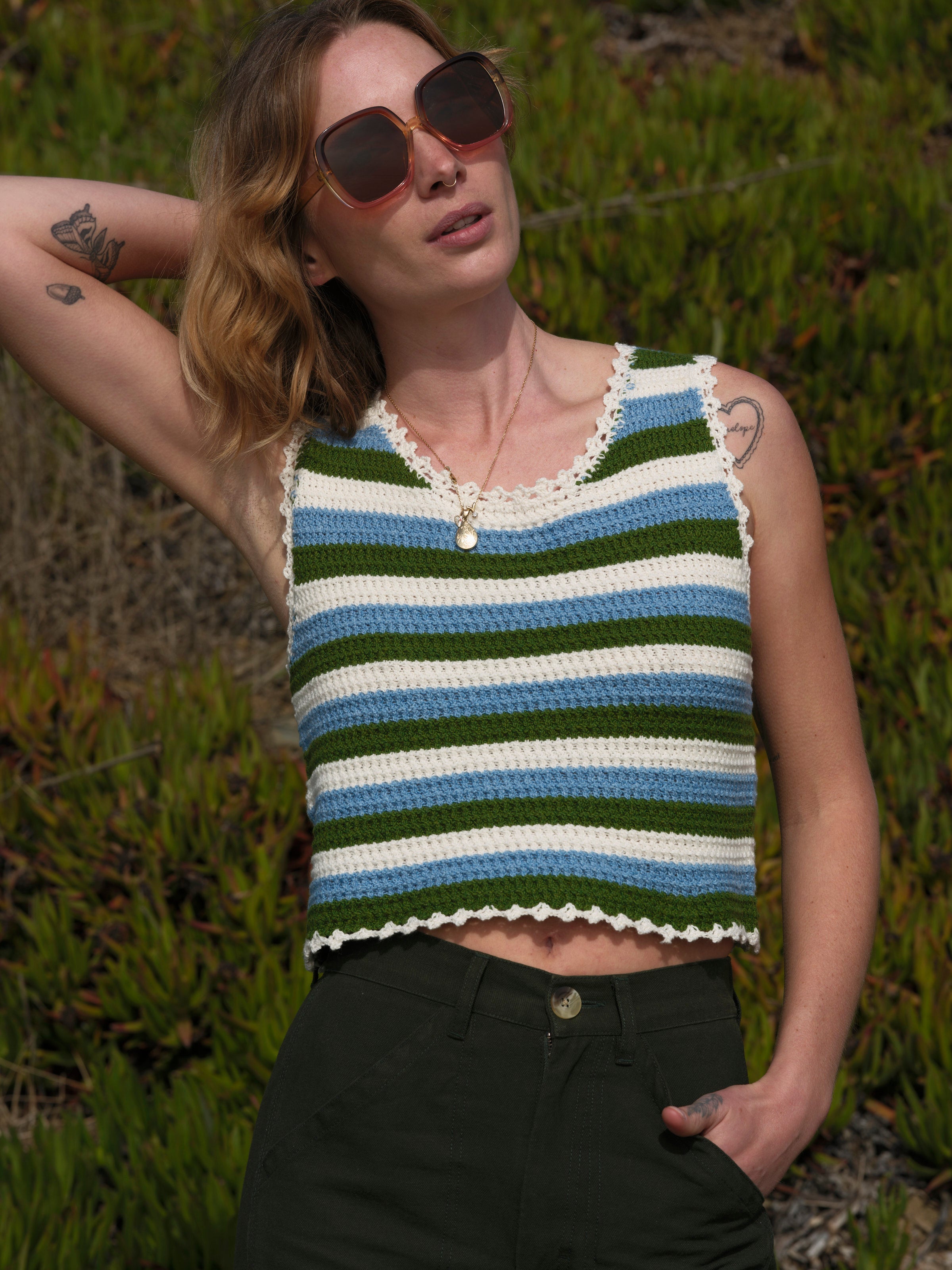 Crochet Beach Tank - XS - Mollusk Surf Shop