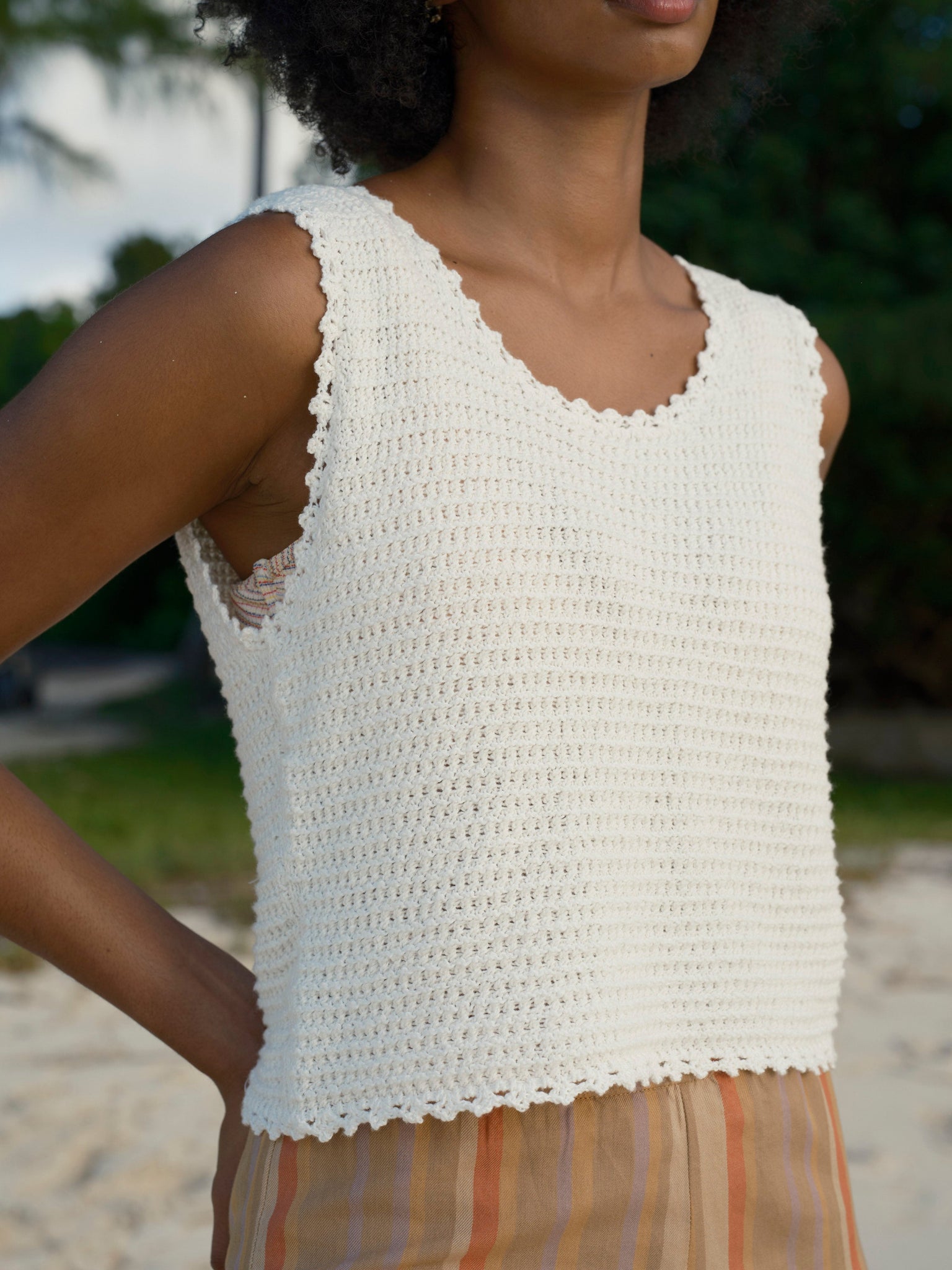 Crochet Beach Tank