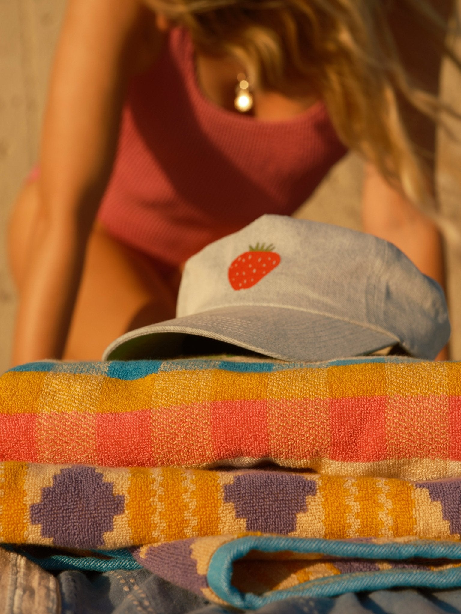 Diamond Line Towel - OS - Mollusk Surf Shop