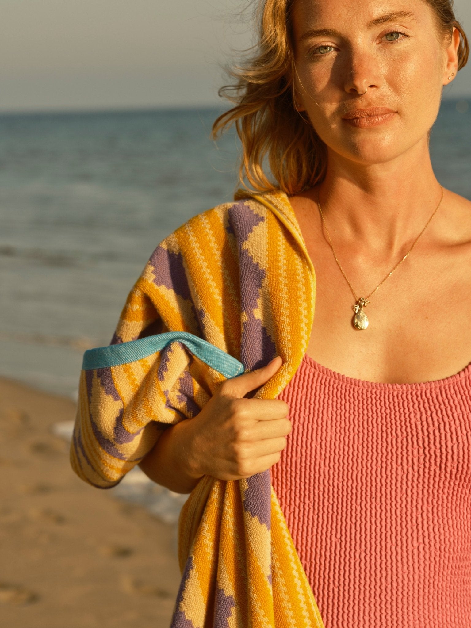 Diamond Line Towel - OS - Mollusk Surf Shop