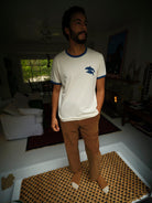 Dolphins Ringer Tee - S - Mollusk Surf Shop