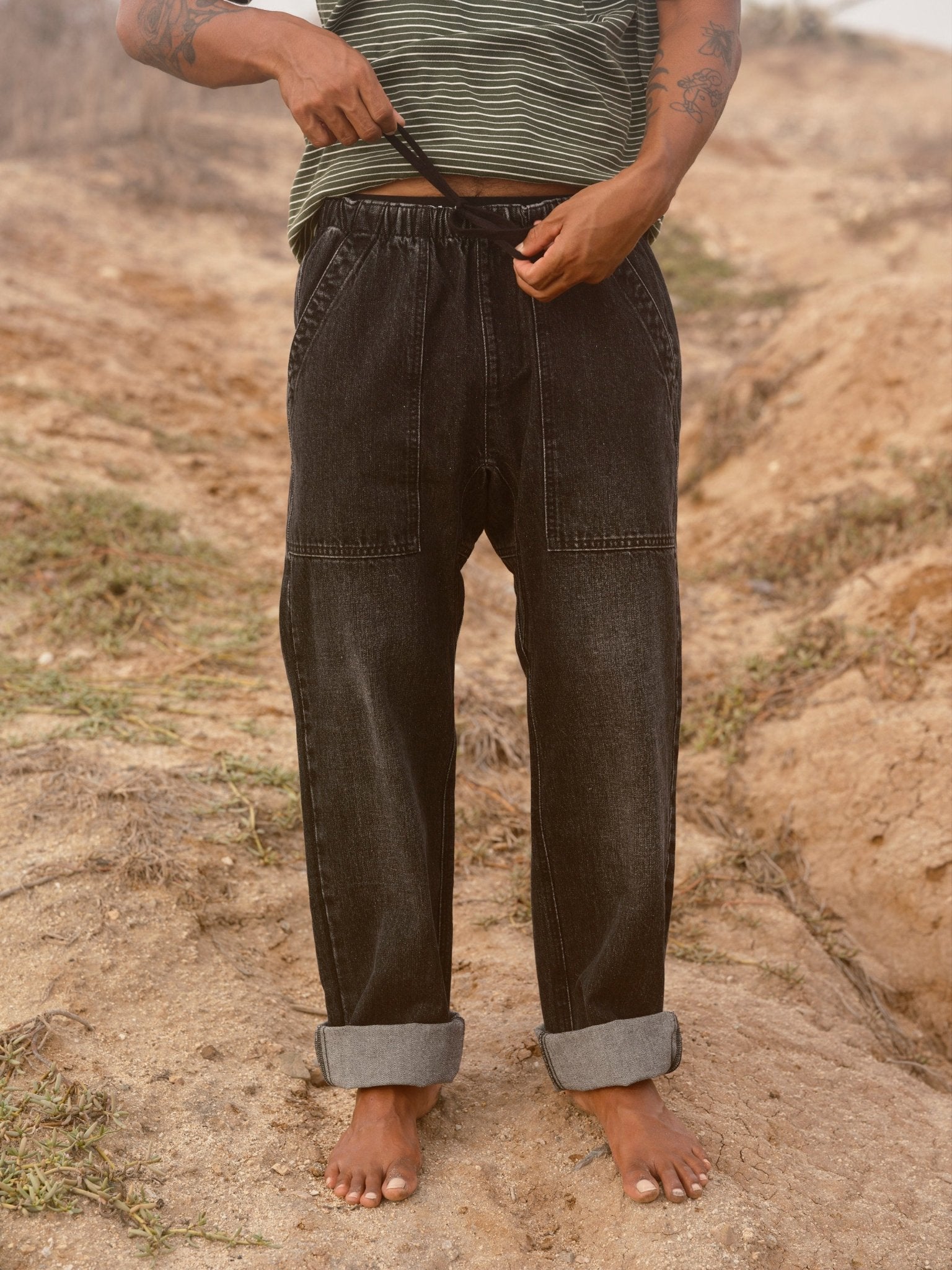 Drawstring Salvador Pants - S - Mollusk Surf Shop