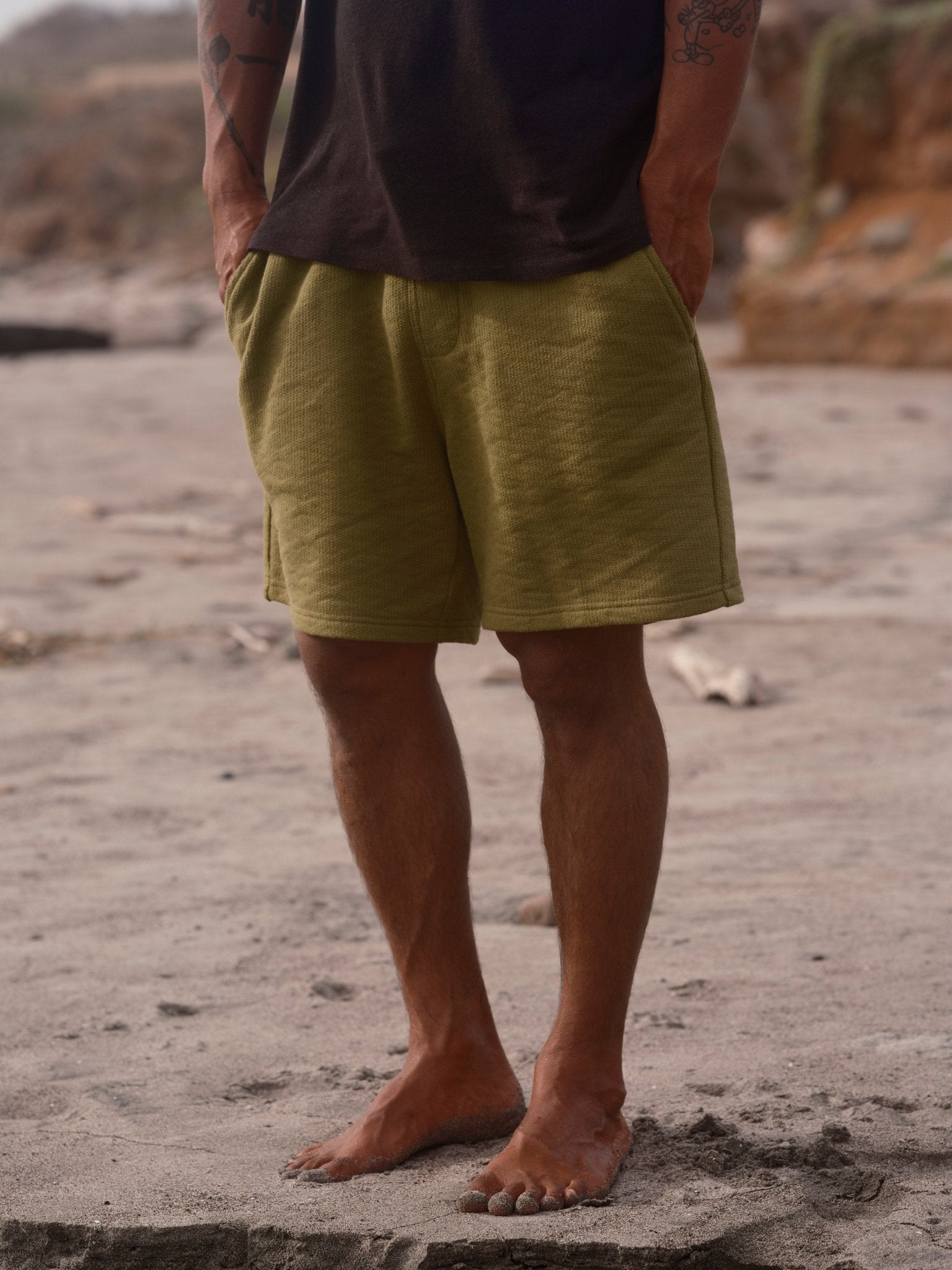 Driftwood Knit Shorts - S - Mollusk Surf Shop