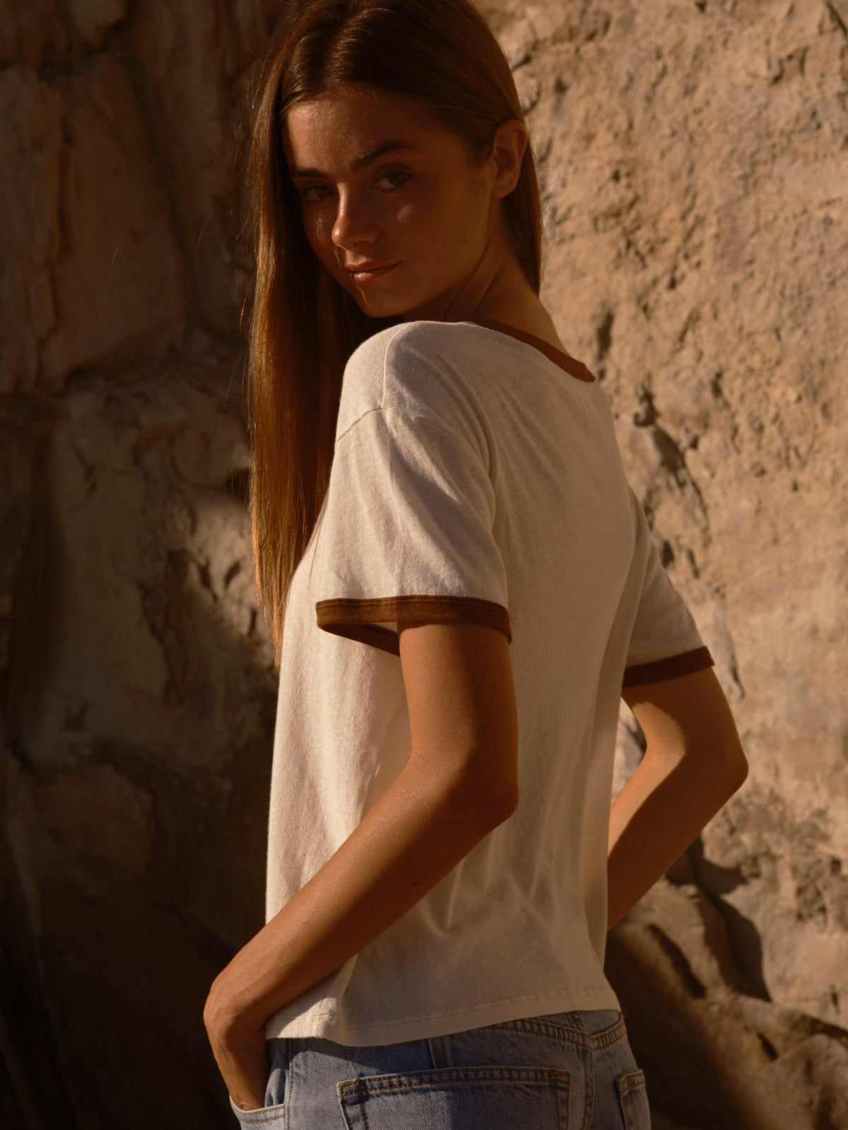 Featherweight Ringer Tee - XS - Mollusk Surf Shop