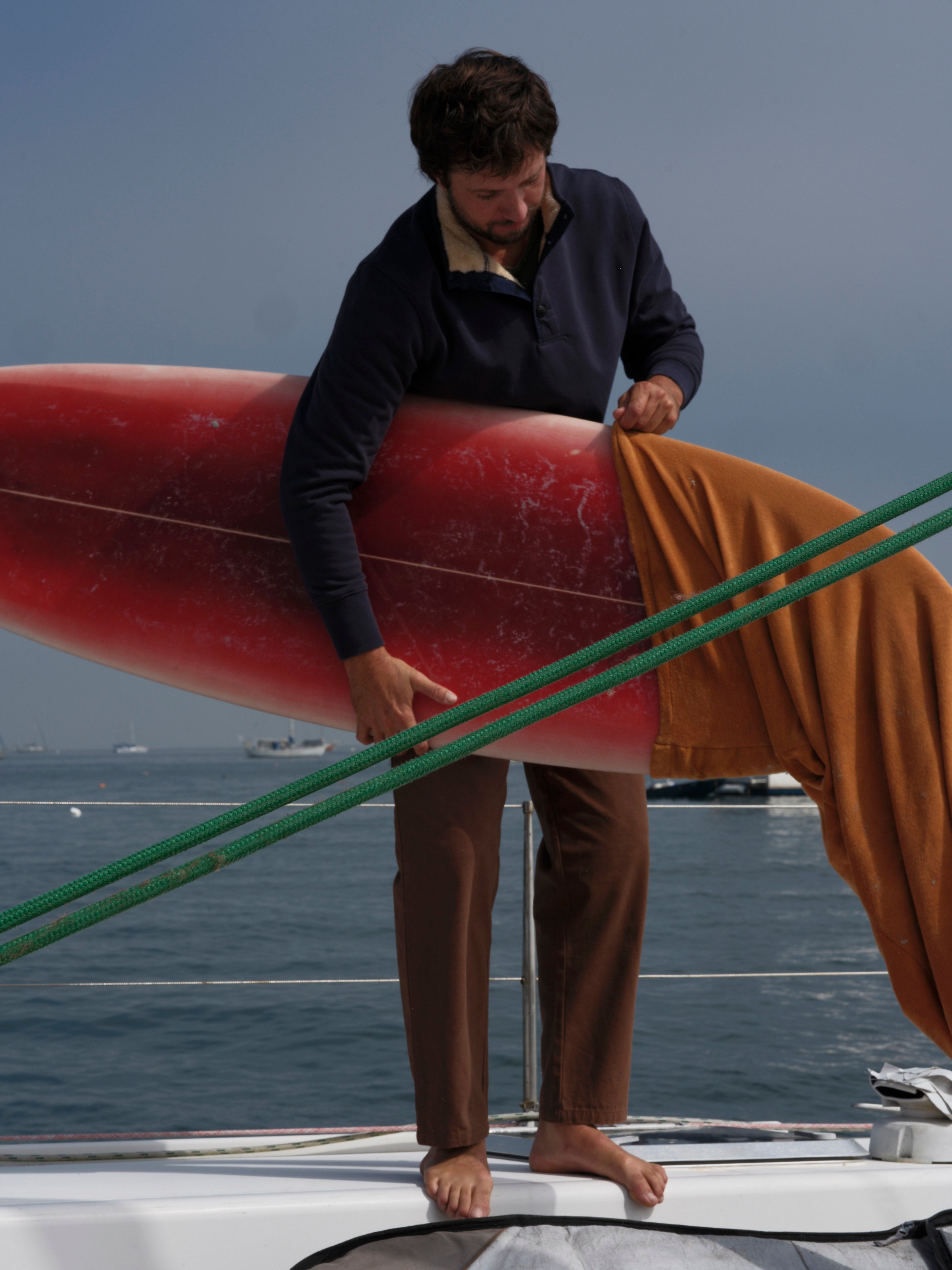 Fleece Lined Pullover - S - Mollusk Surf Shop
