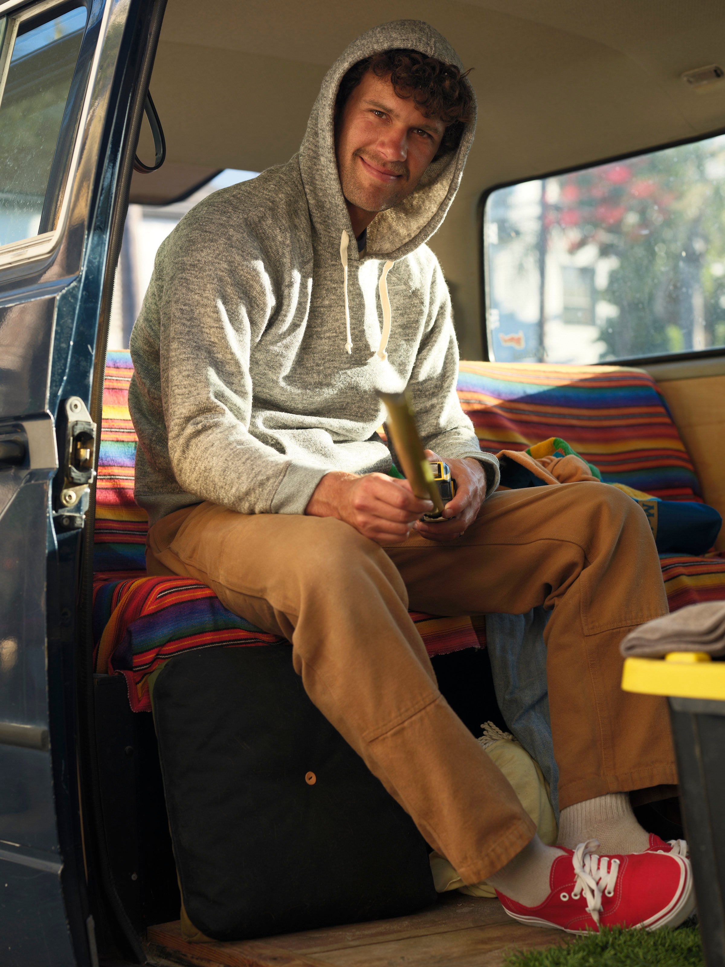 Heathered Pullover - S - Mollusk Surf Shop