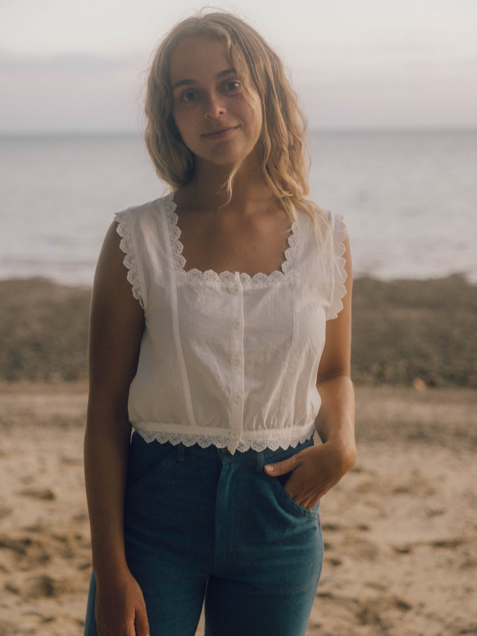 Helena Top - Gingham - Mollusk Surf Shop