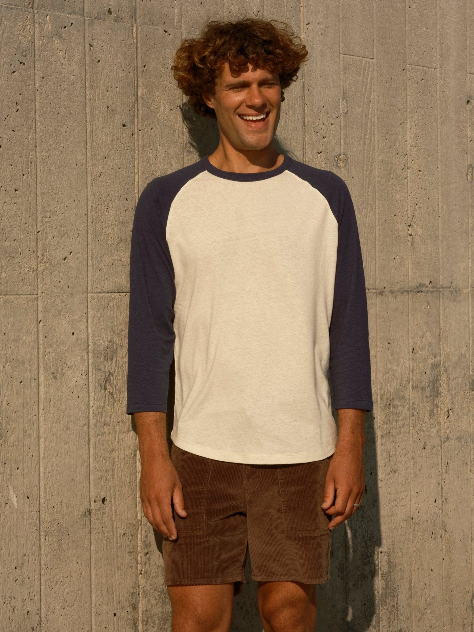 Hemp Baseball Tee - S - Mollusk Surf Shop