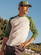 Hemp Baseball Tee - S - Mollusk Surf Shop