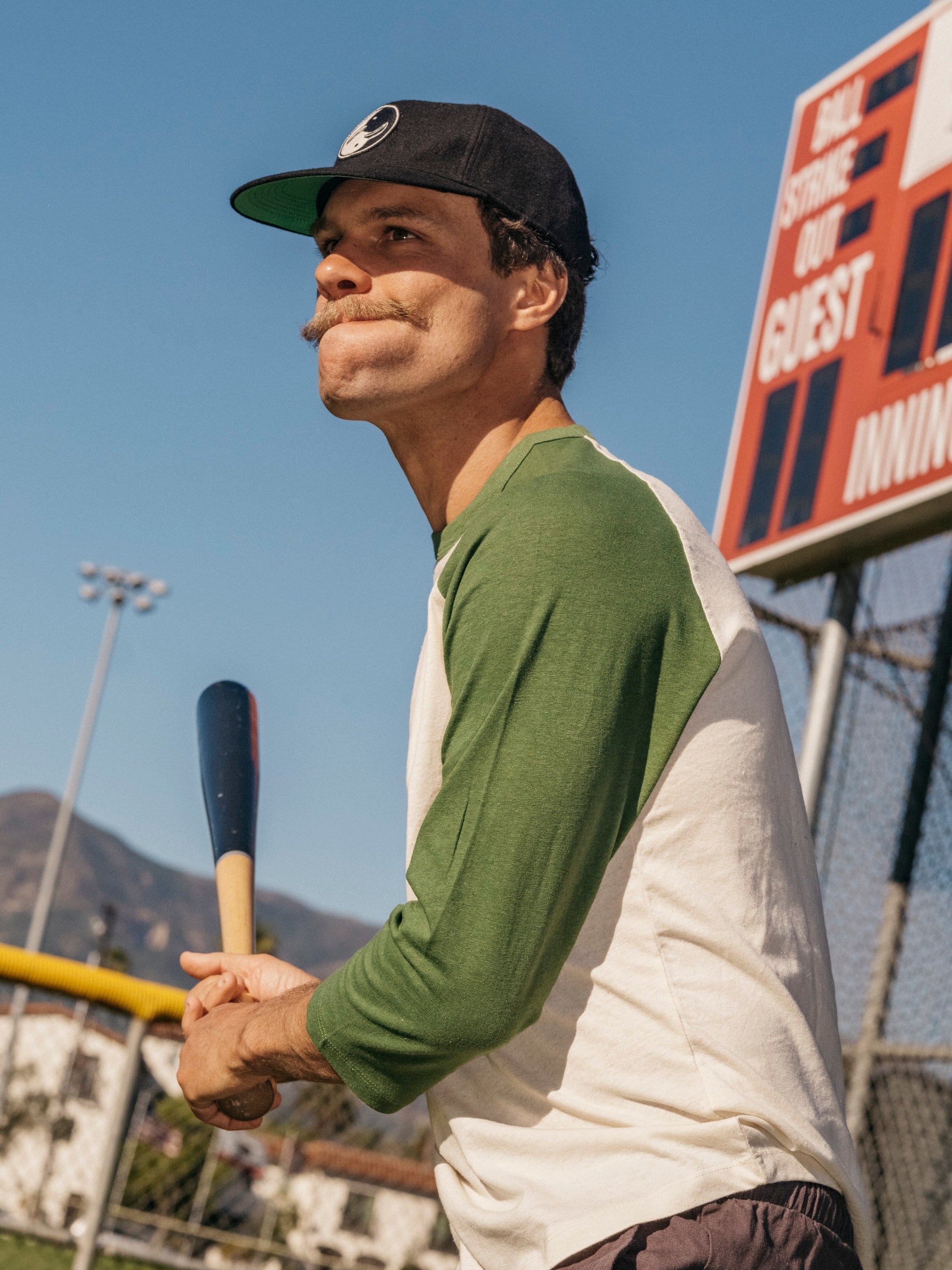 Hemp Baseball Tee - S - Mollusk Surf Shop - description