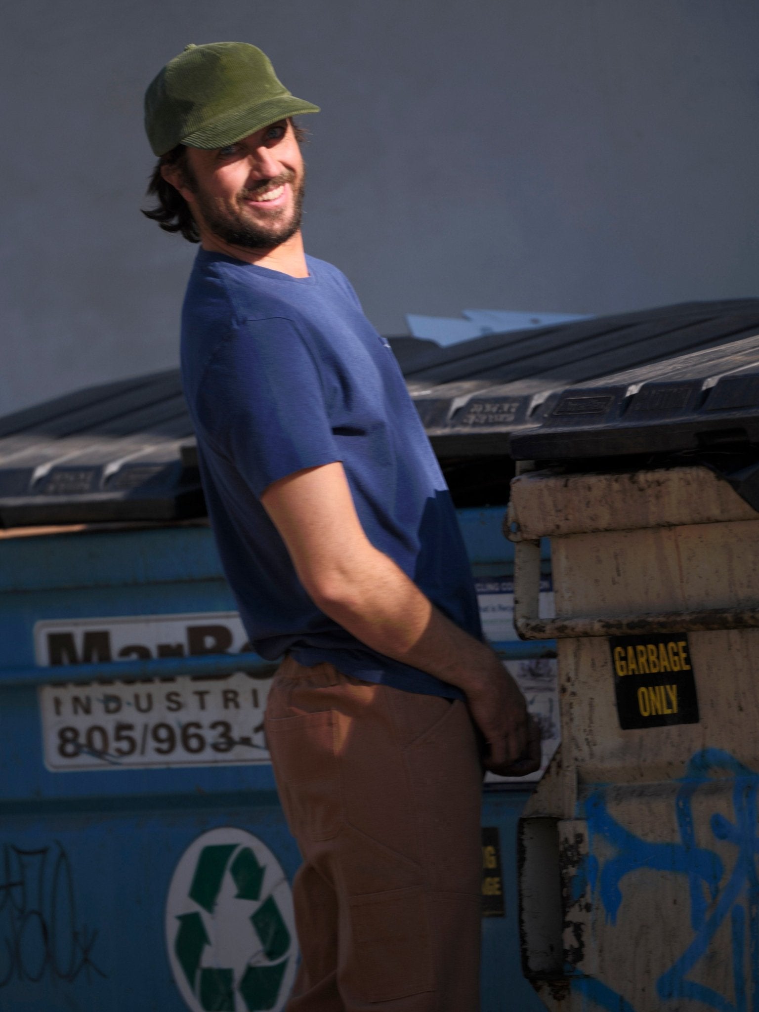 Hemp Pocket Tee - Denim Blue - Mollusk Surf Shop