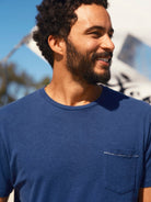 Hemp Pocket Tee - Indigo - Mollusk Surf Shop