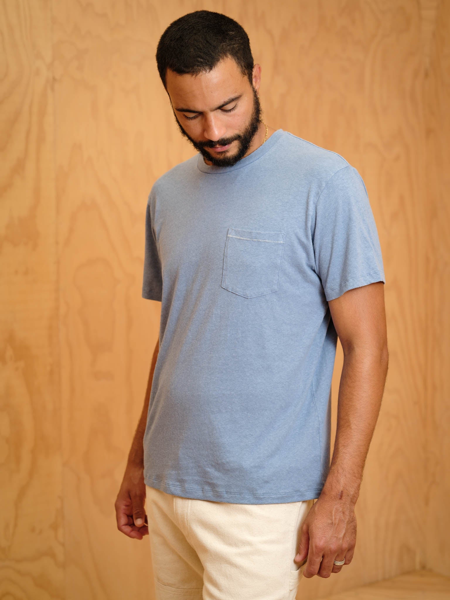 Hemp Pocket Tee - S - Mollusk Surf Shop