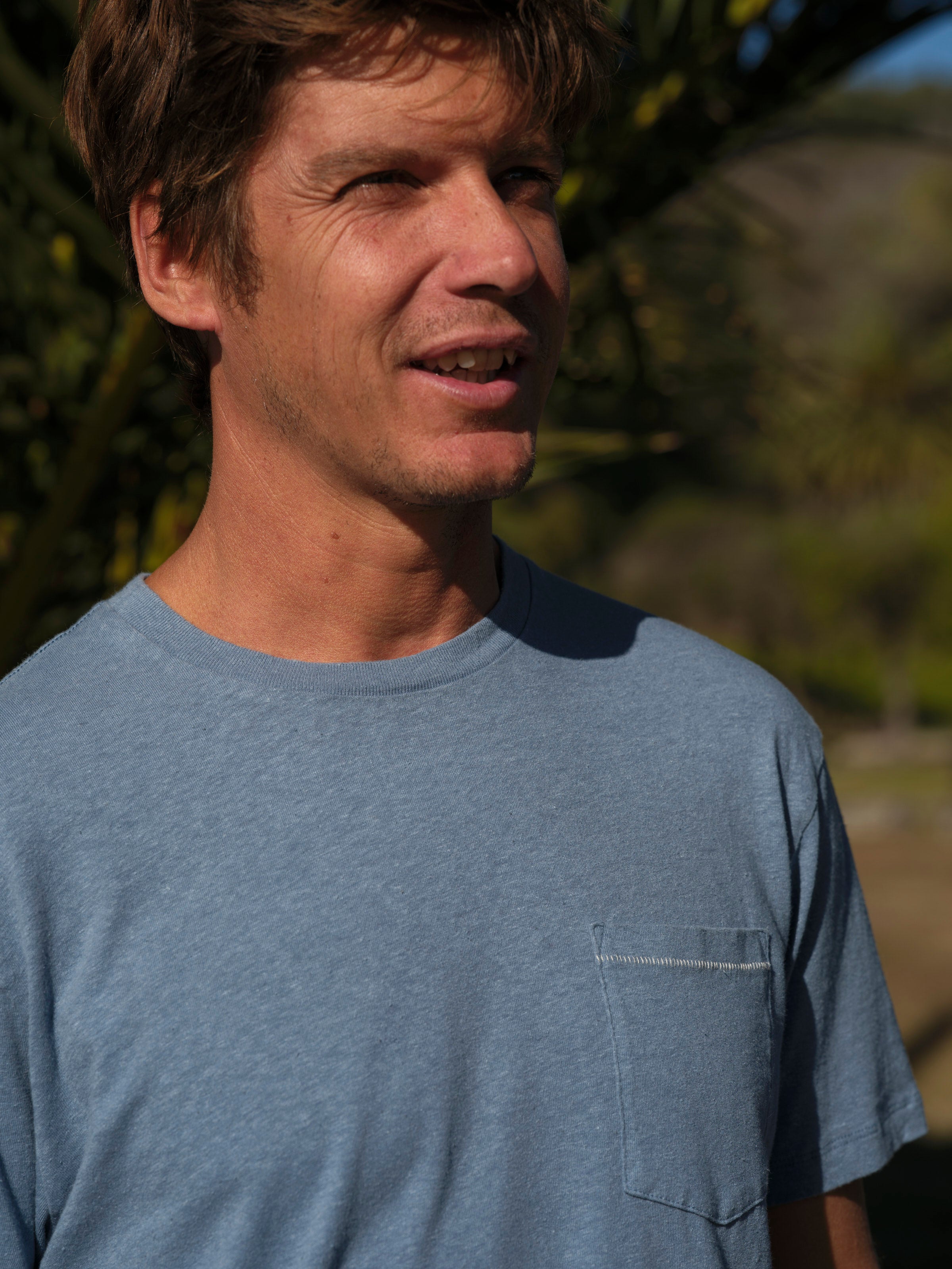 Hemp Pocket Tee - S - Mollusk Surf Shop