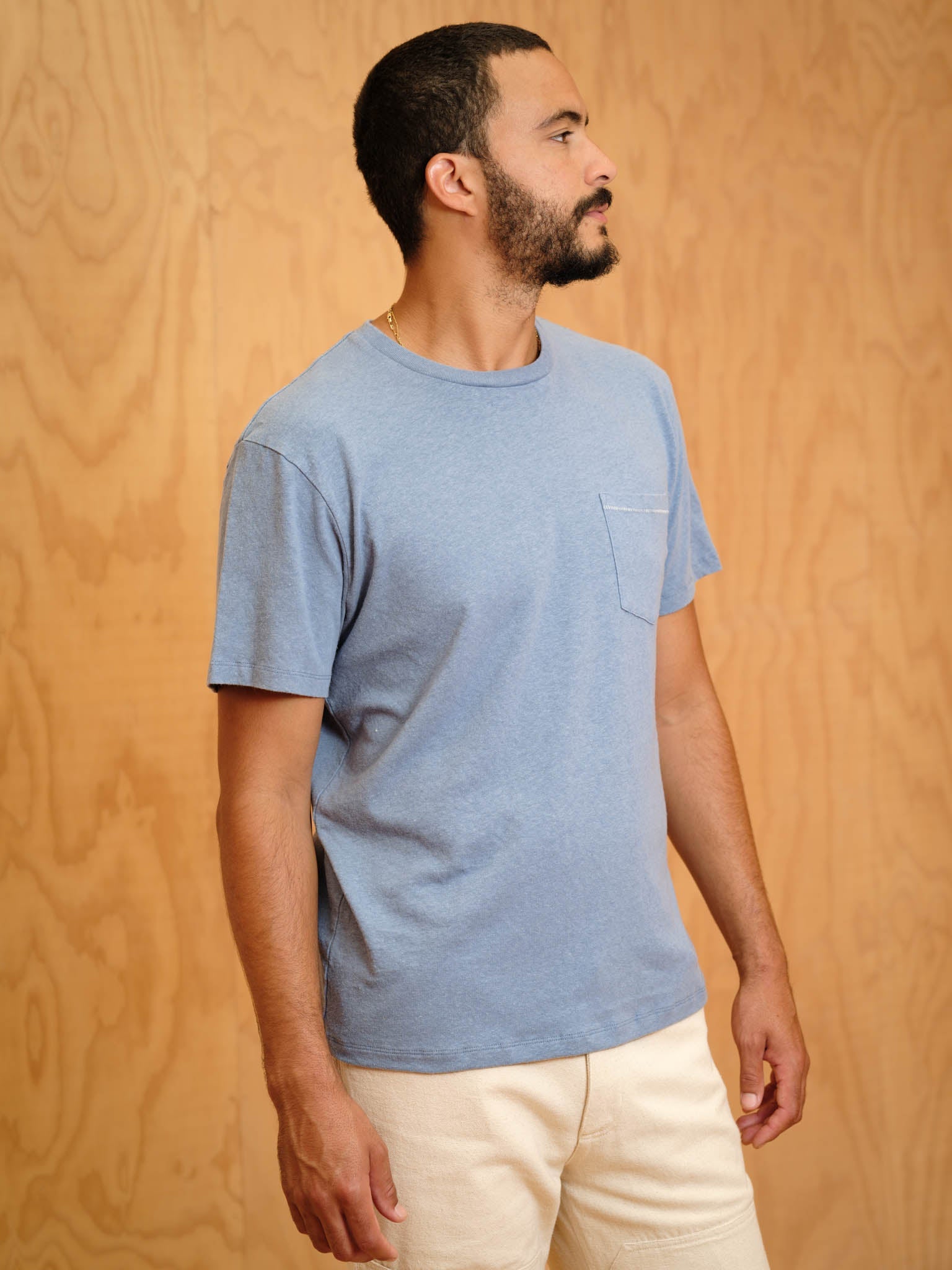 Hemp Pocket Tee - S - Mollusk Surf Shop