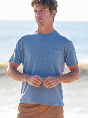 Hemp Pocket Tee - S - Mollusk Surf Shop