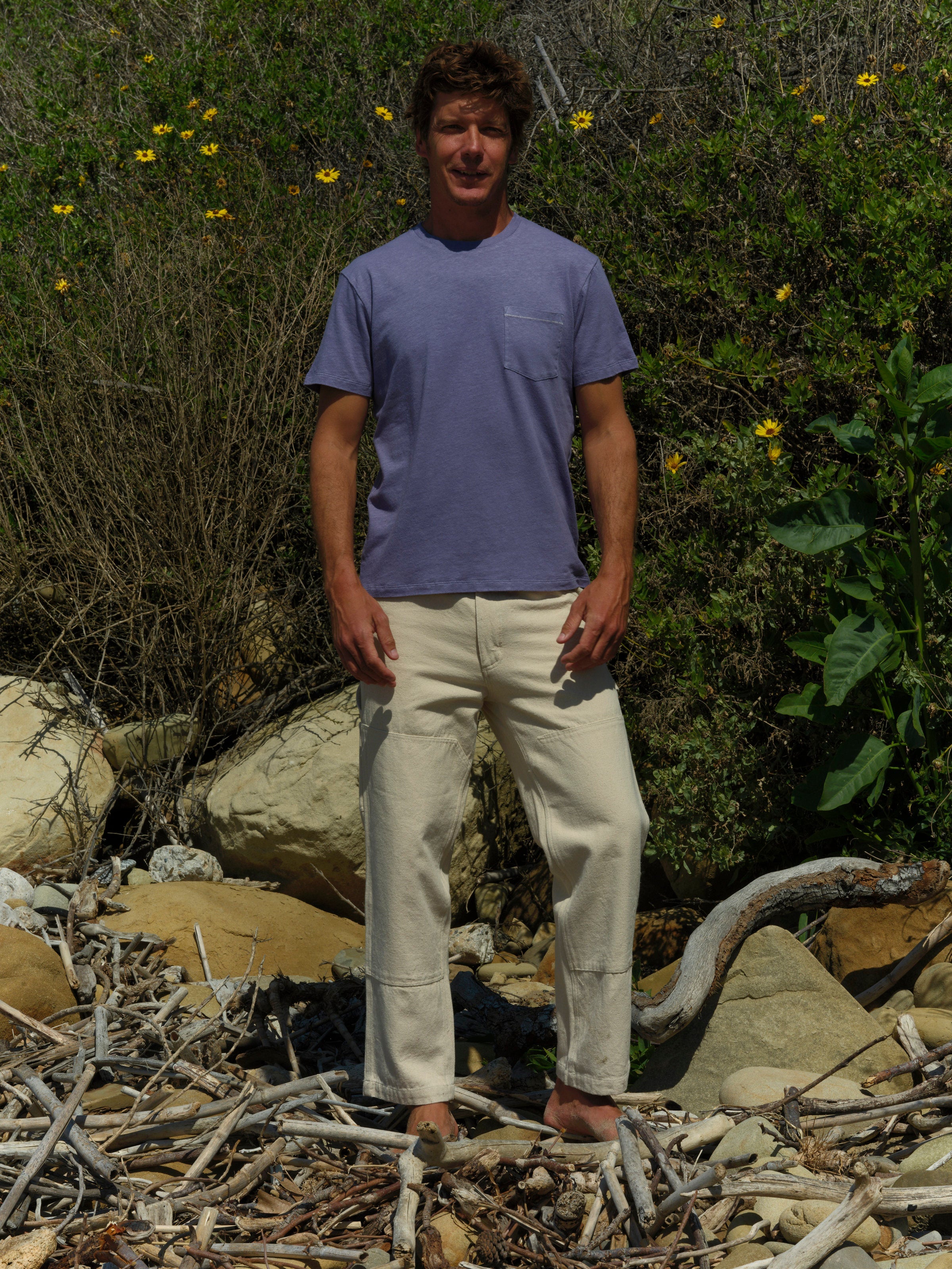 Hemp Pocket Tee - S - Mollusk Surf Shop