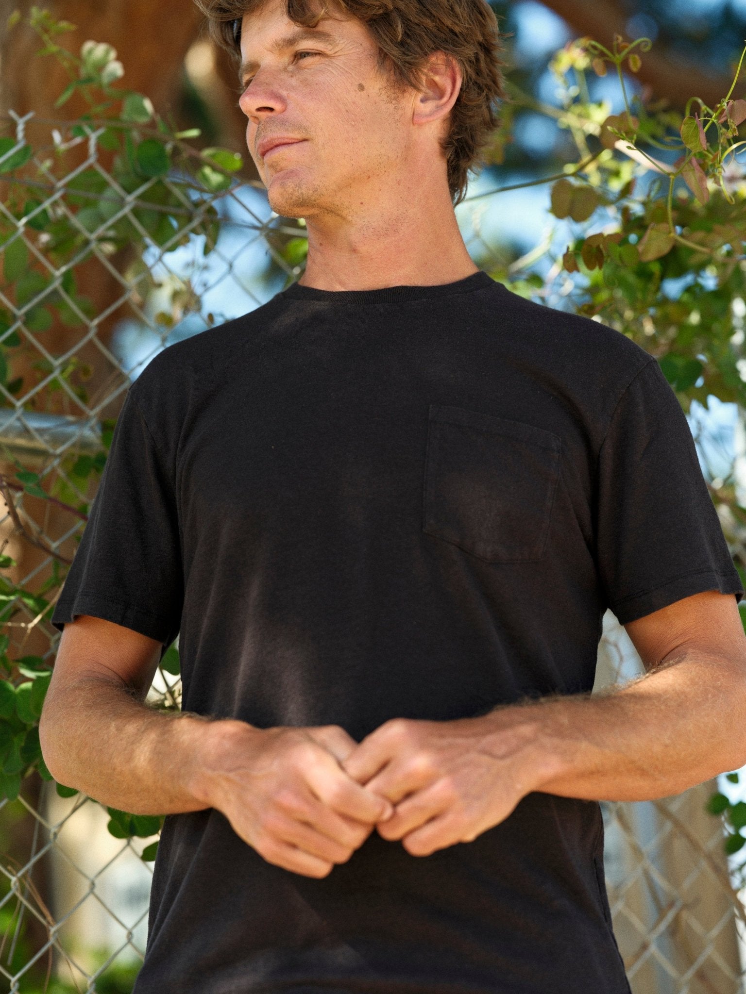 Hemp Pocket Tee - S - Mollusk Surf Shop