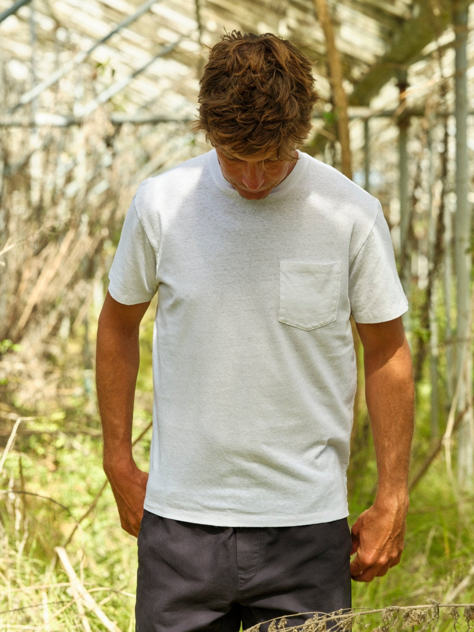 Hemp Pocket Tee - S - Mollusk Surf Shop