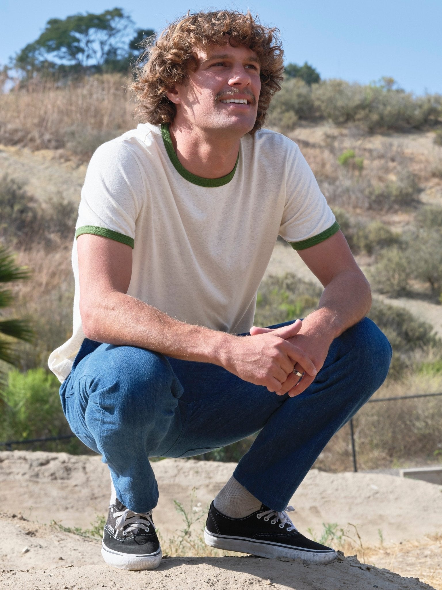 Hemp Ringer Tee - Navy - Mollusk Surf Shop