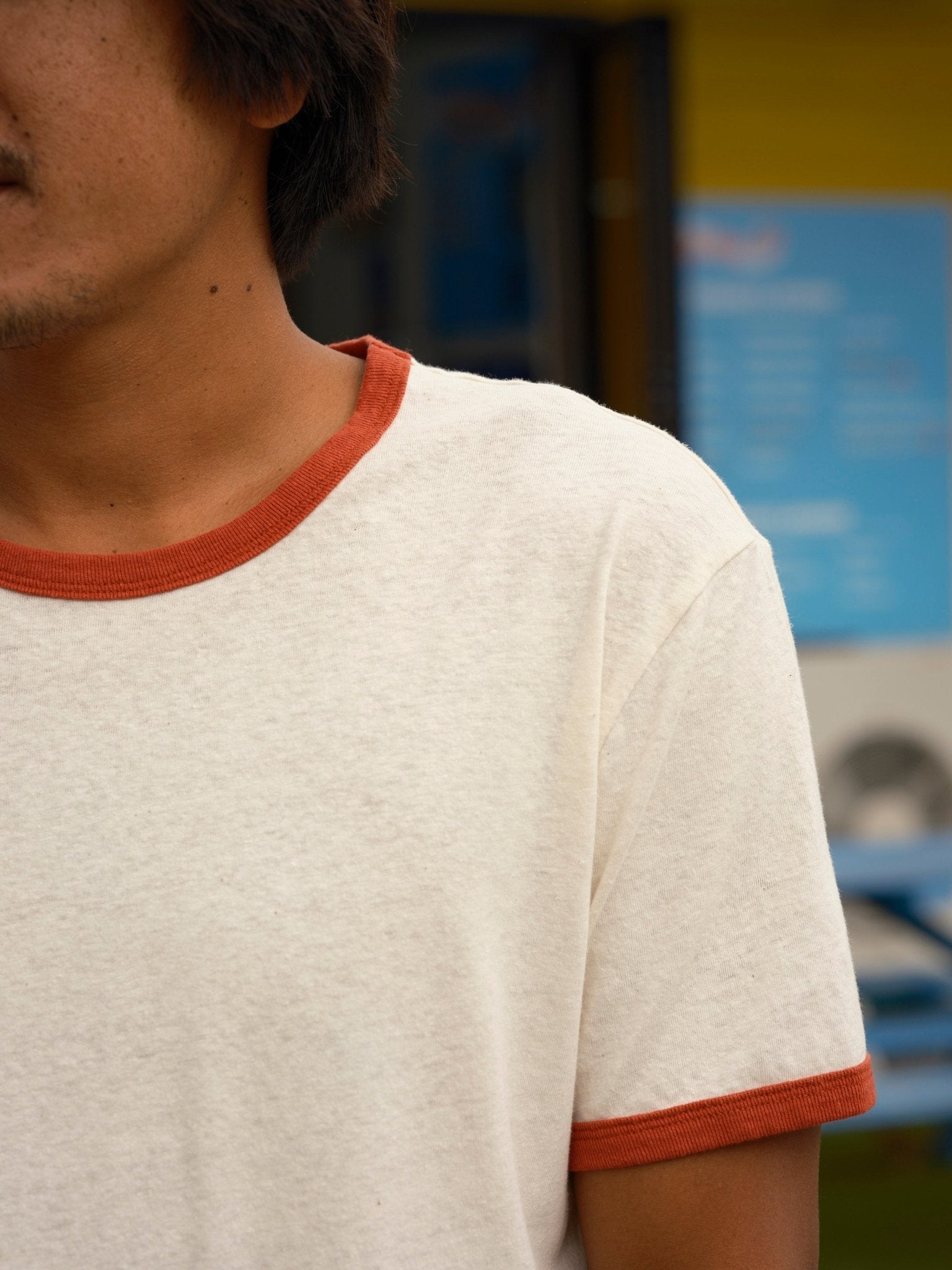 Hemp Ringer Tee - Navy - Mollusk Surf Shop