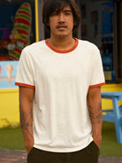 Hemp Ringer Tee - S - Mollusk Surf Shop
