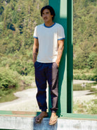 Hemp Ringer Tee - S - Mollusk Surf Shop