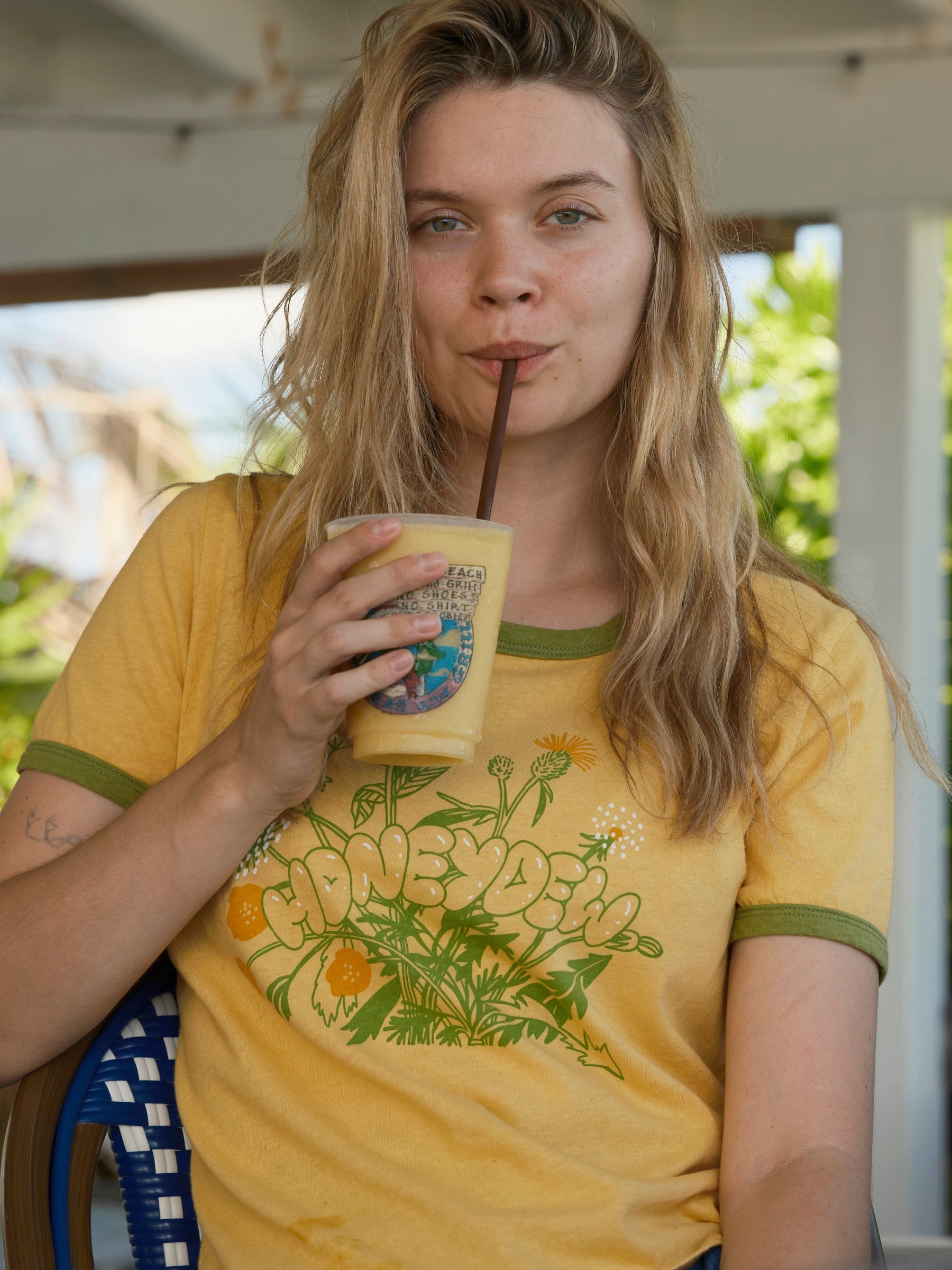 Honeydew Ringer Tee - XS - Mollusk Surf Shop