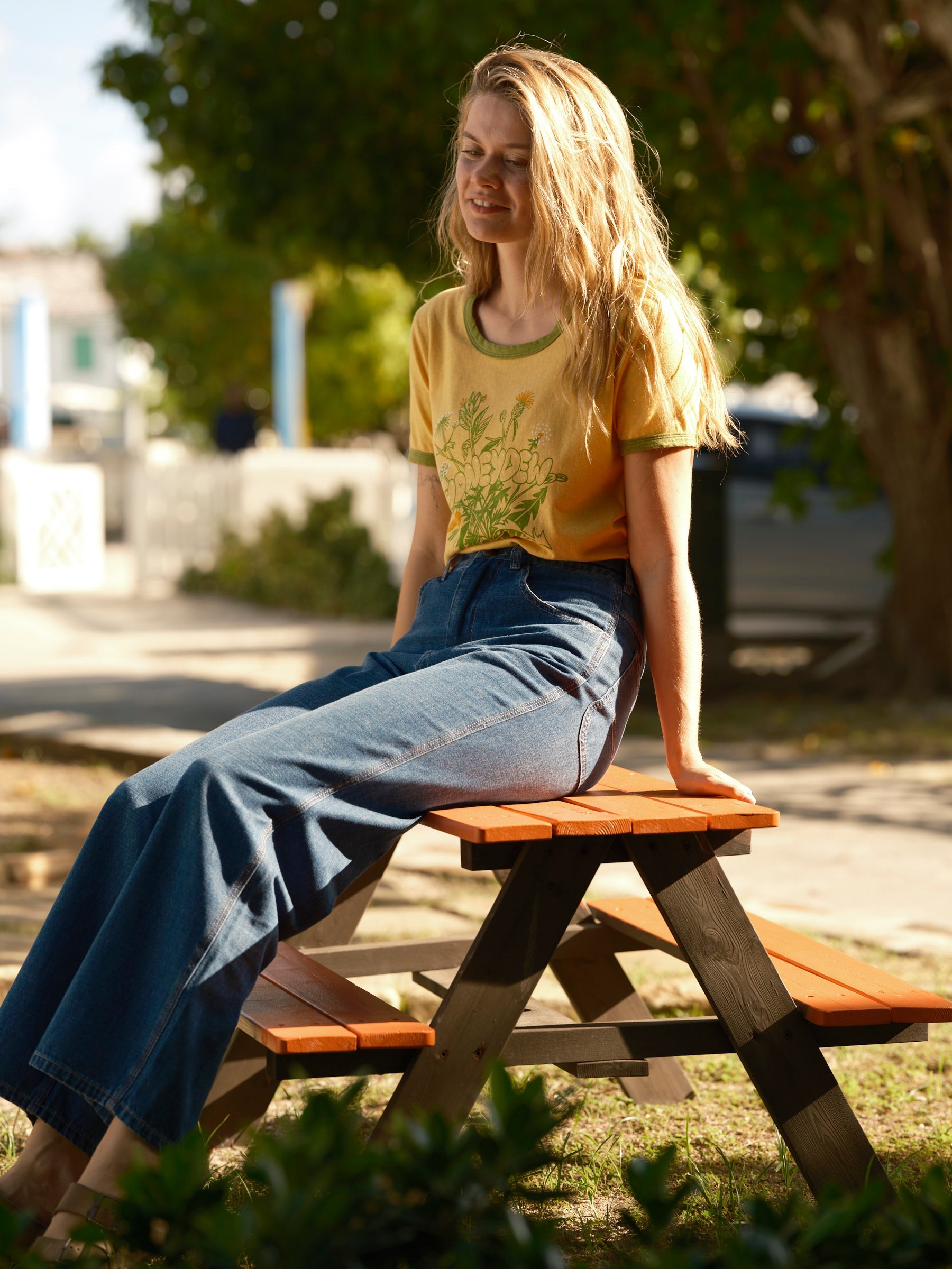 Honeydew Ringer Tee - XS - Mollusk Surf Shop