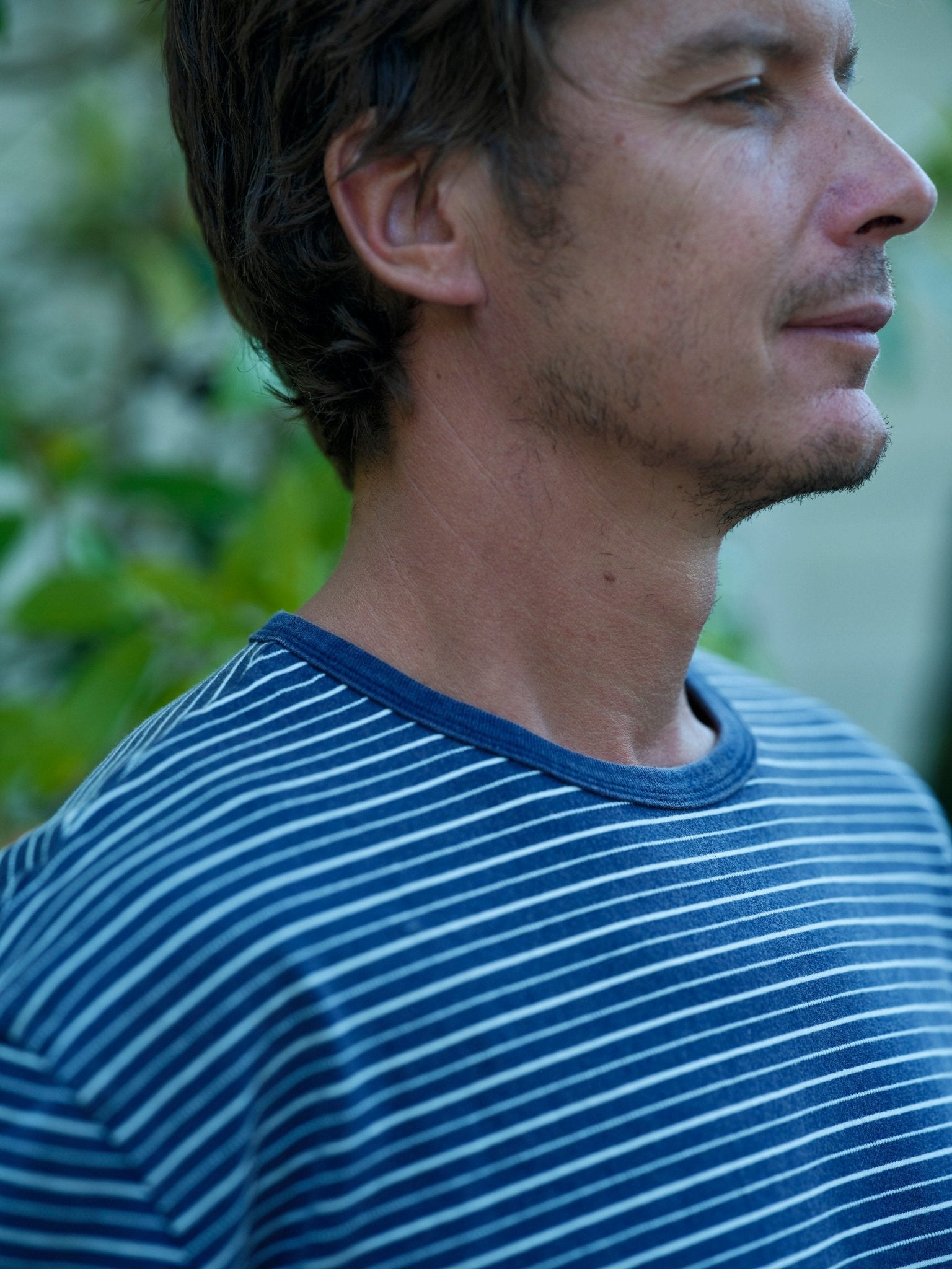 Jacquard Stripe Tee - S - Mollusk Surf Shop