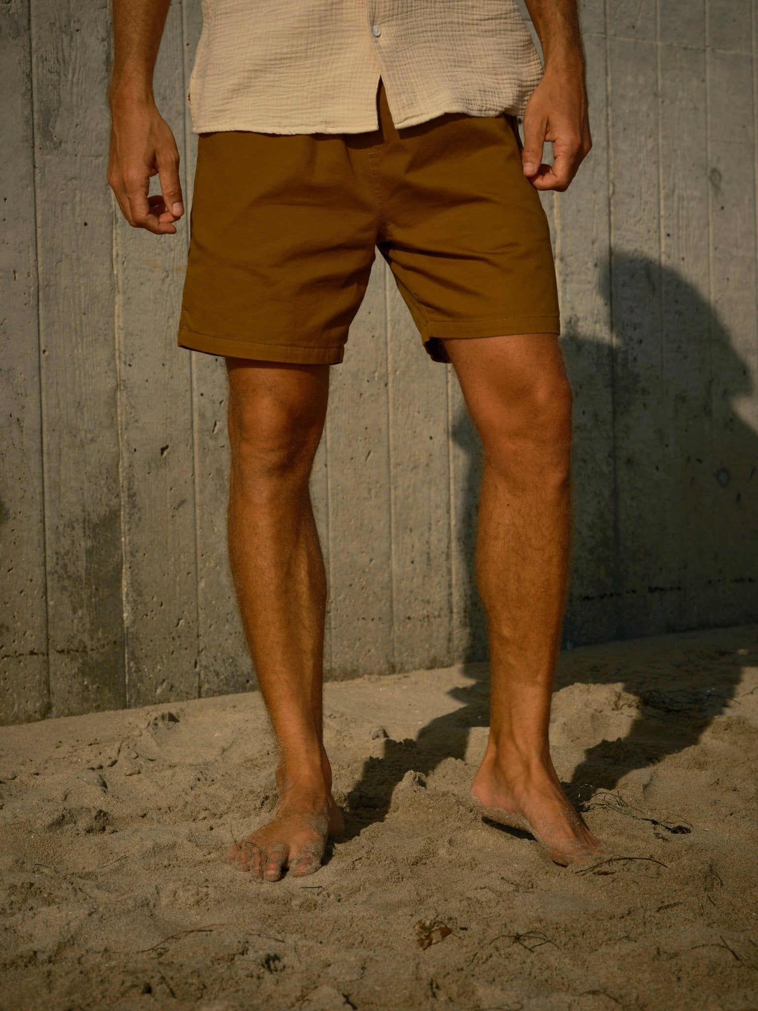 Lined Summer Shorts - Almond - Mollusk Surf Shop