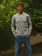 Long Sleeve Henley - S - Mollusk Surf Shop