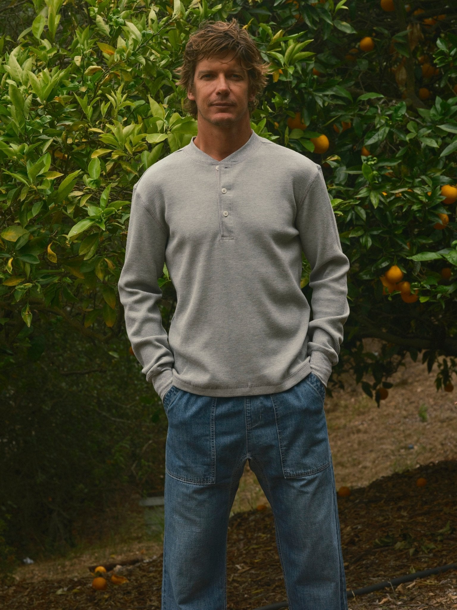 Long Sleeve Henley - S - Mollusk Surf Shop