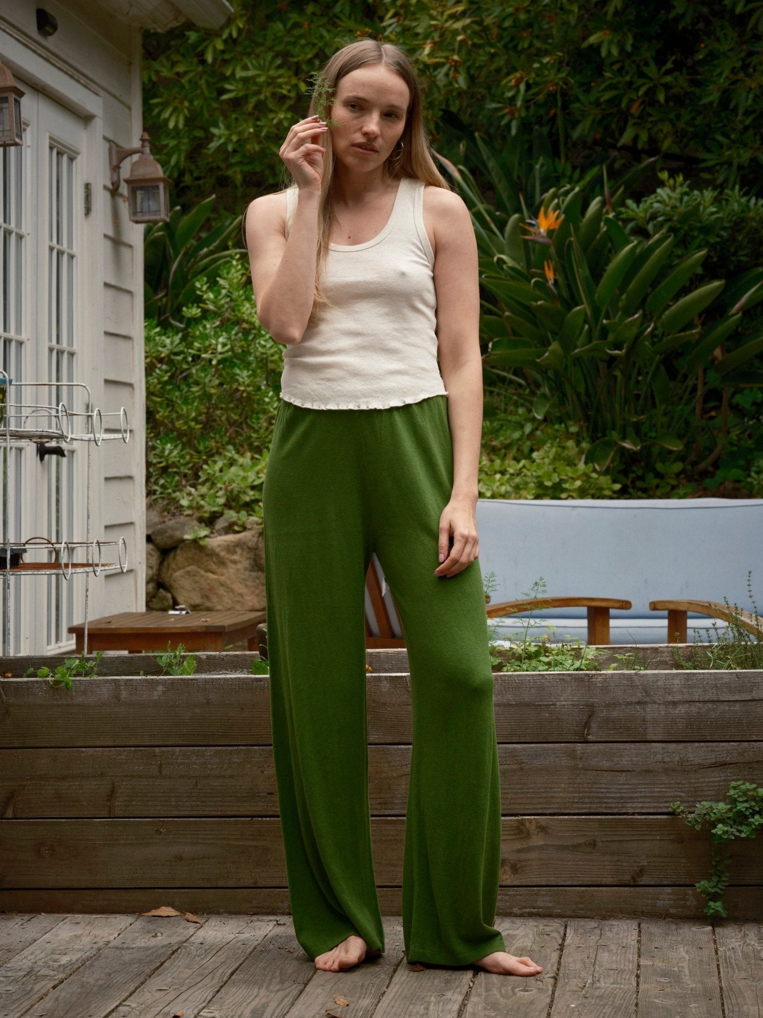 Loosey Pants - Palm Green - Mollusk Surf Shop