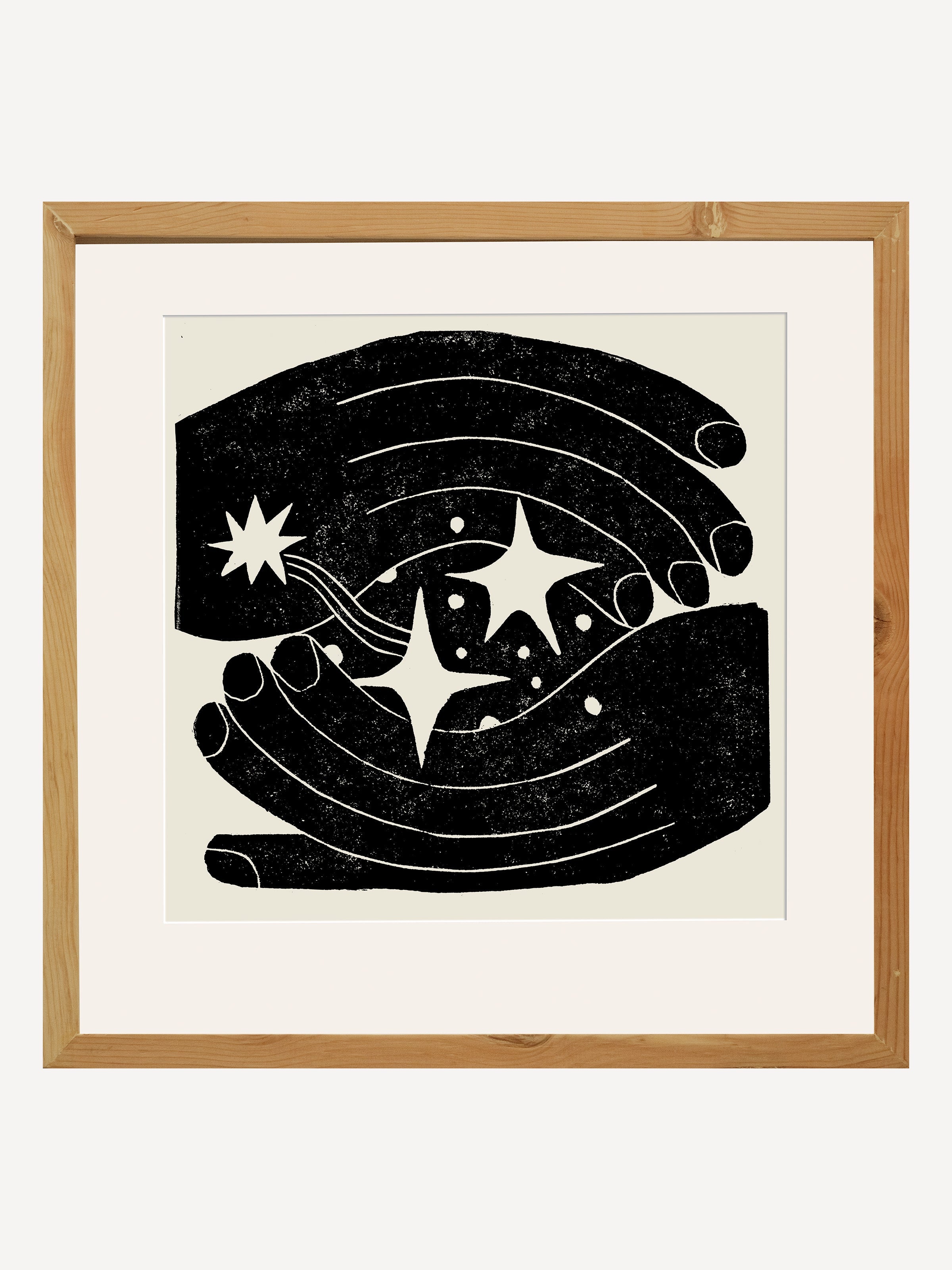 Nathaniel Russell - Space Hands (Framed) - Mollusk Surf Shop