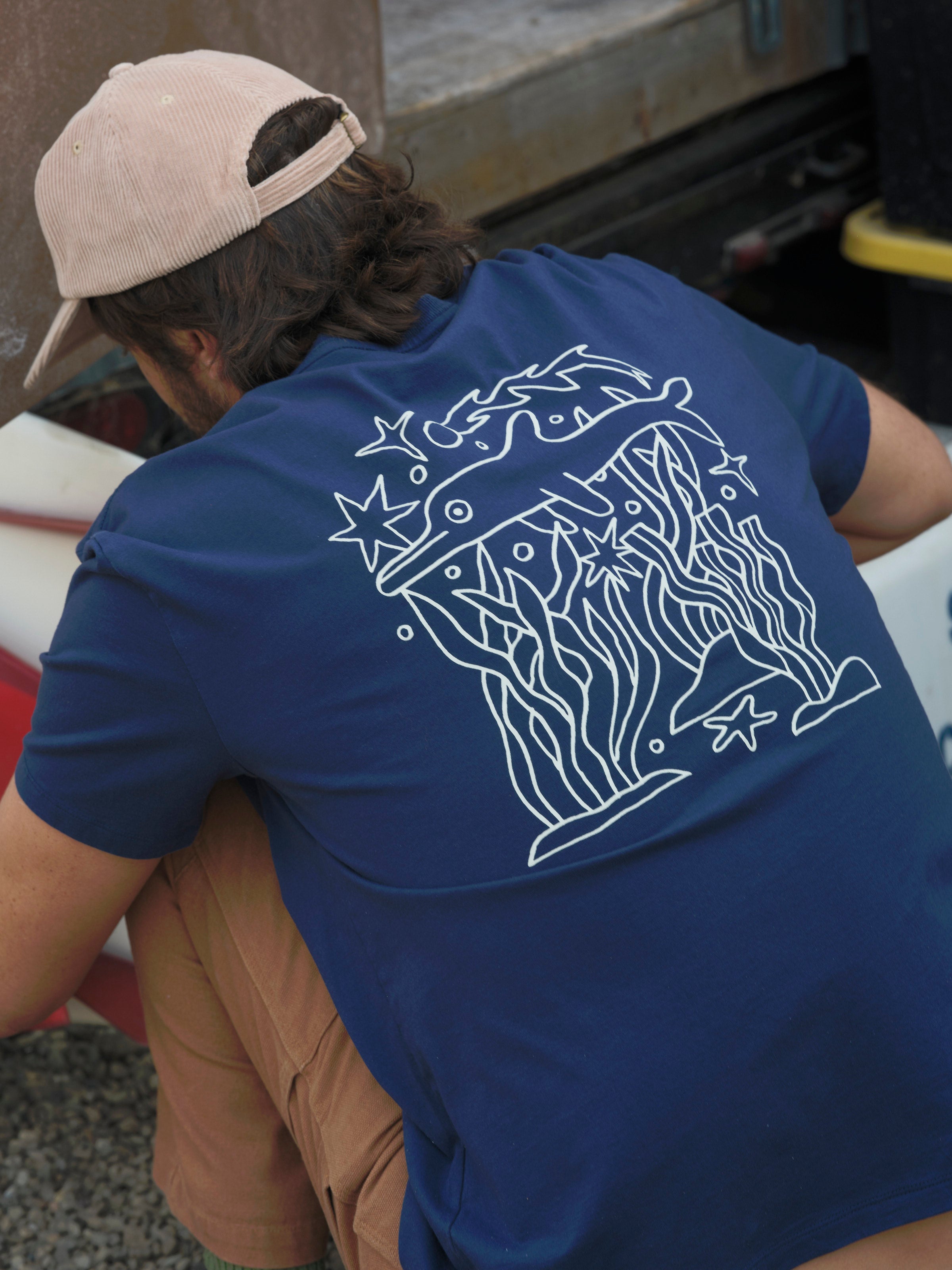 New Dolphin Energy Tee - S - Mollusk Surf Shop