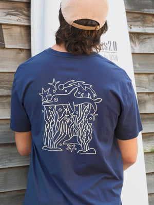 New Dolphin Energy Tee - S - Mollusk Surf Shop
