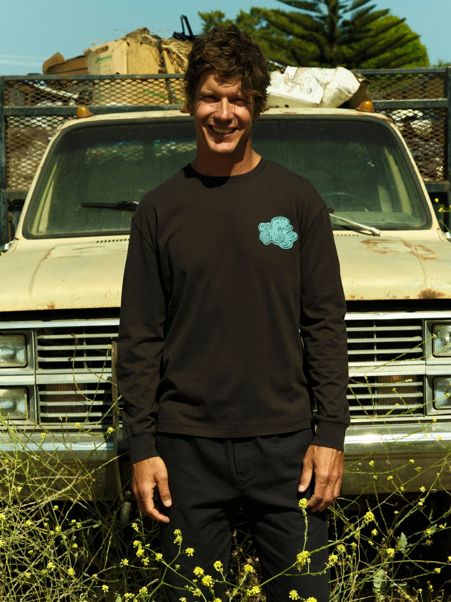 Octo Long Sleeve - S - Mollusk Surf Shop