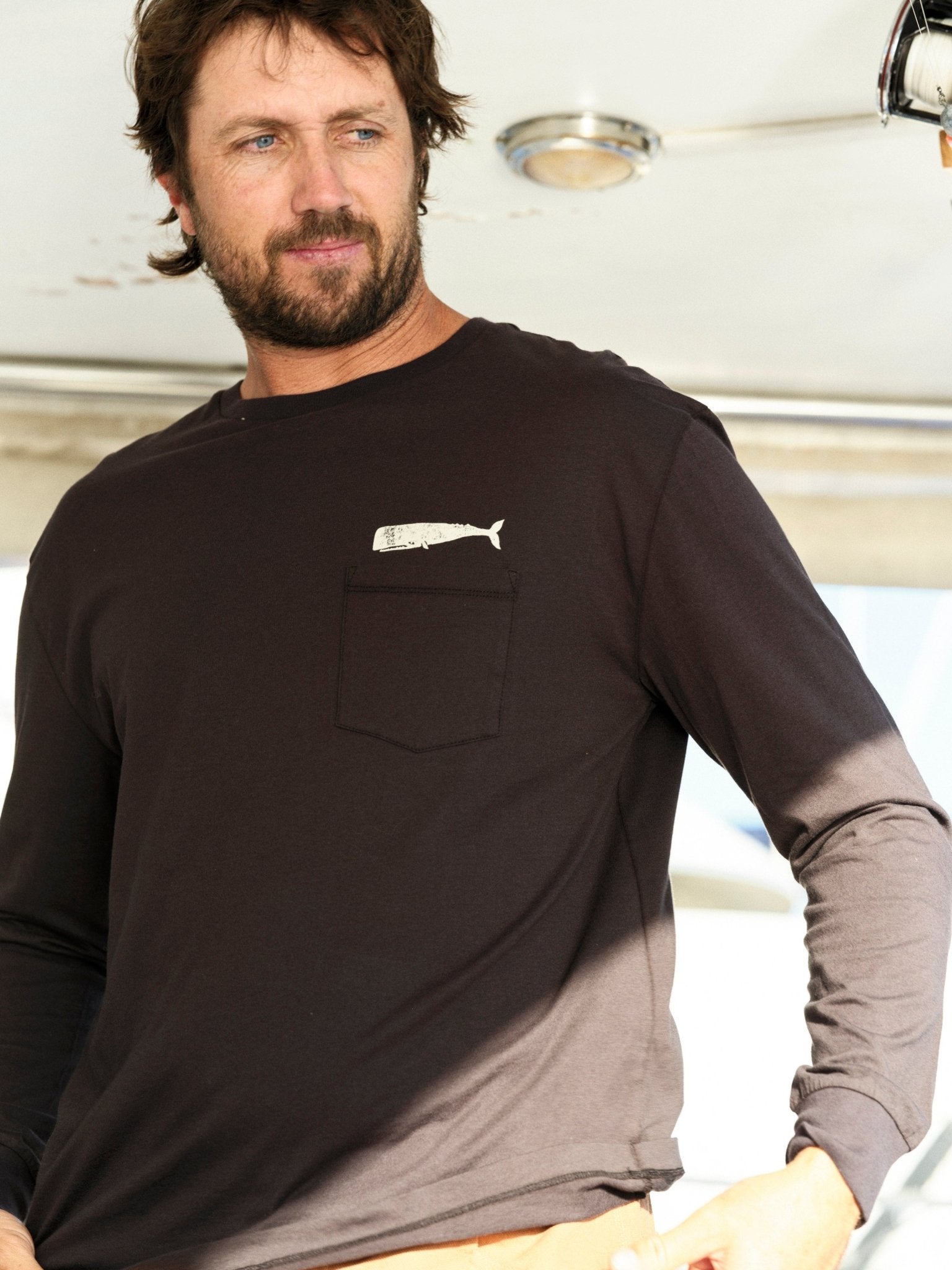 Olde Whale Long Sleeve - S - Mollusk Surf Shop