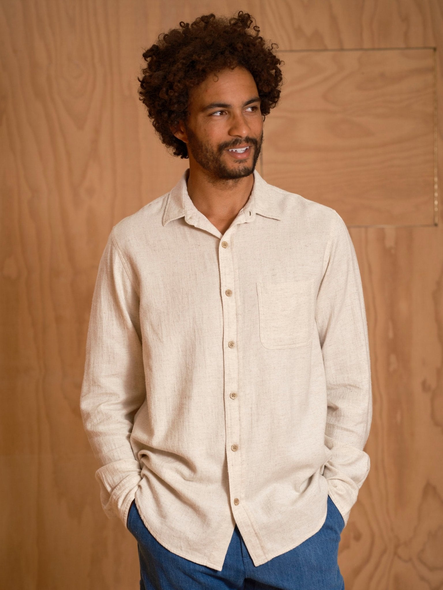 One Pocket Shirt - Black Flannel - Mollusk Surf Shop