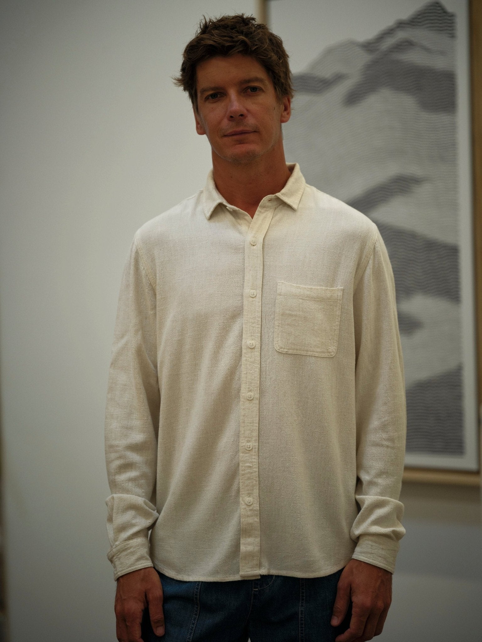 One Pocket Shirt - Black Flannel - Mollusk Surf Shop