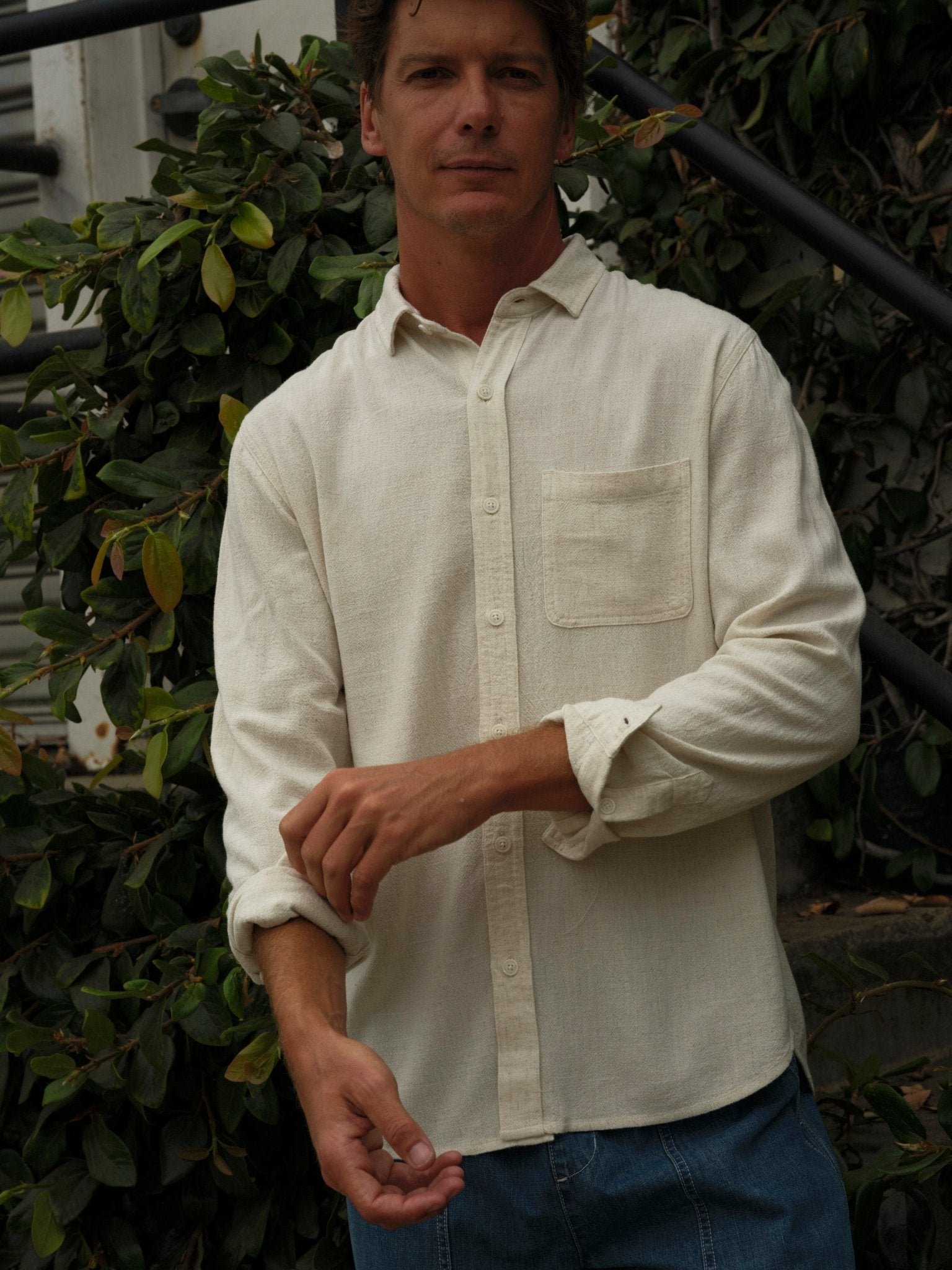 One Pocket Shirt - Black Flannel - Mollusk Surf Shop
