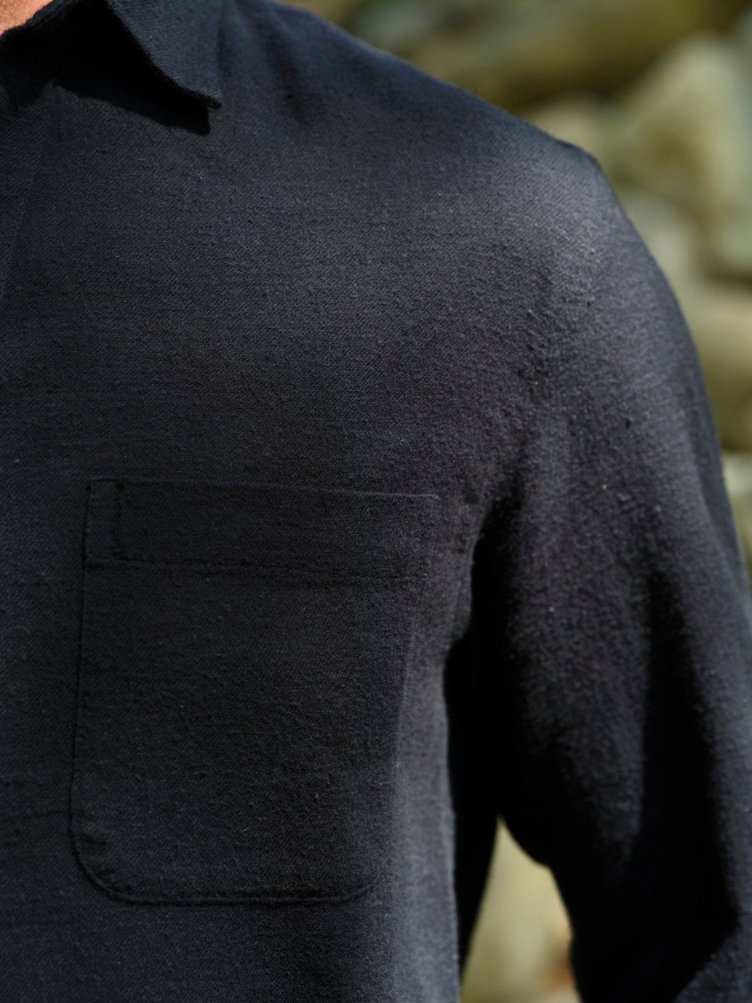 One Pocket Shirt - Black Flannel - Mollusk Surf Shop