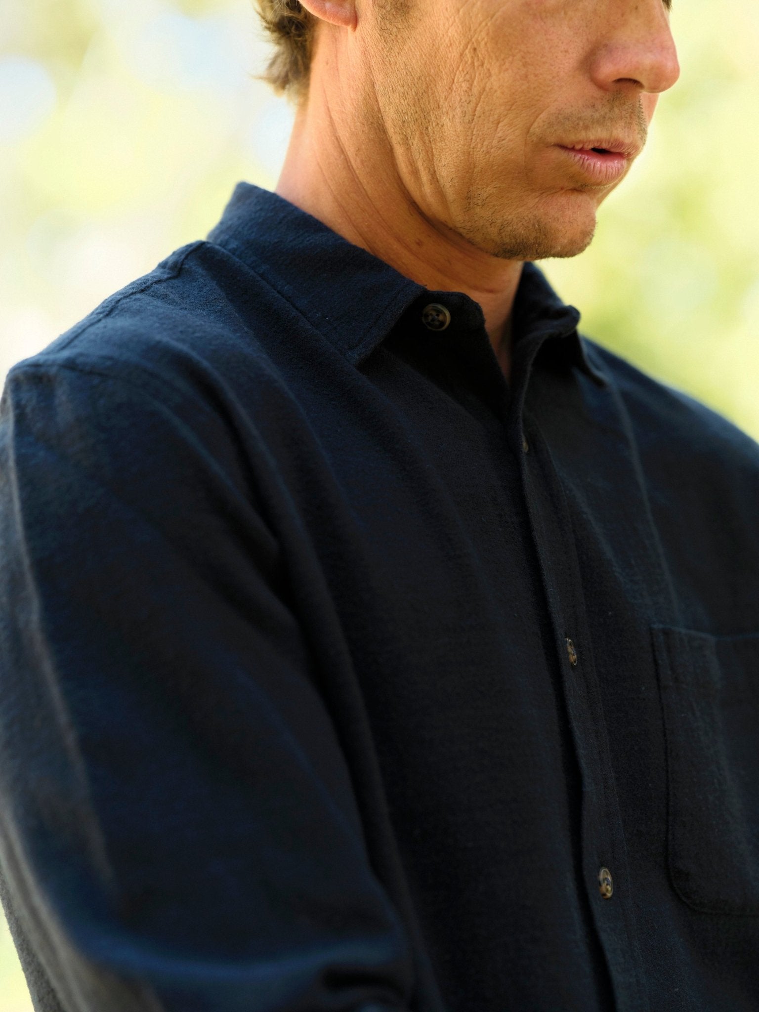 One Pocket Shirt - Black Flannel - Mollusk Surf Shop