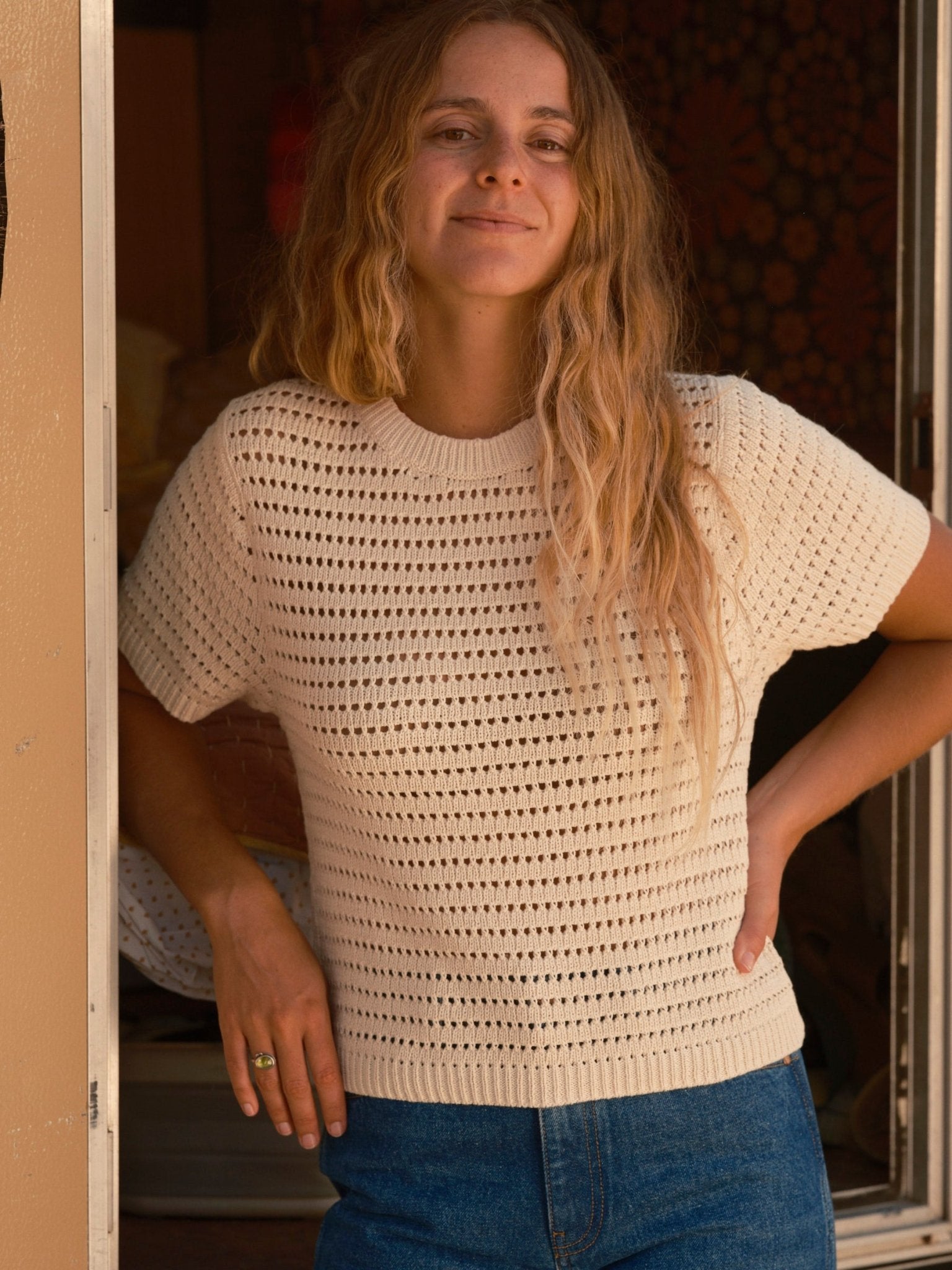 Open Knit Tee - XS - Mollusk Surf Shop