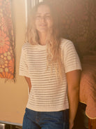 Open Knit Tee - XS - Mollusk Surf Shop - description